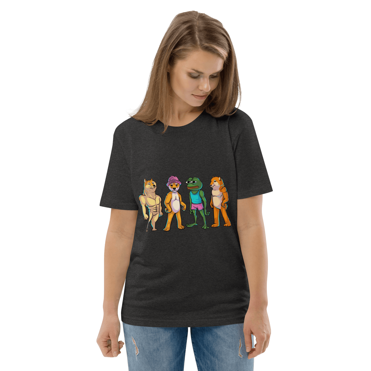 Meme Animal Premium Organic T-Shirt Meme - Cotton Pink | Shirtposting