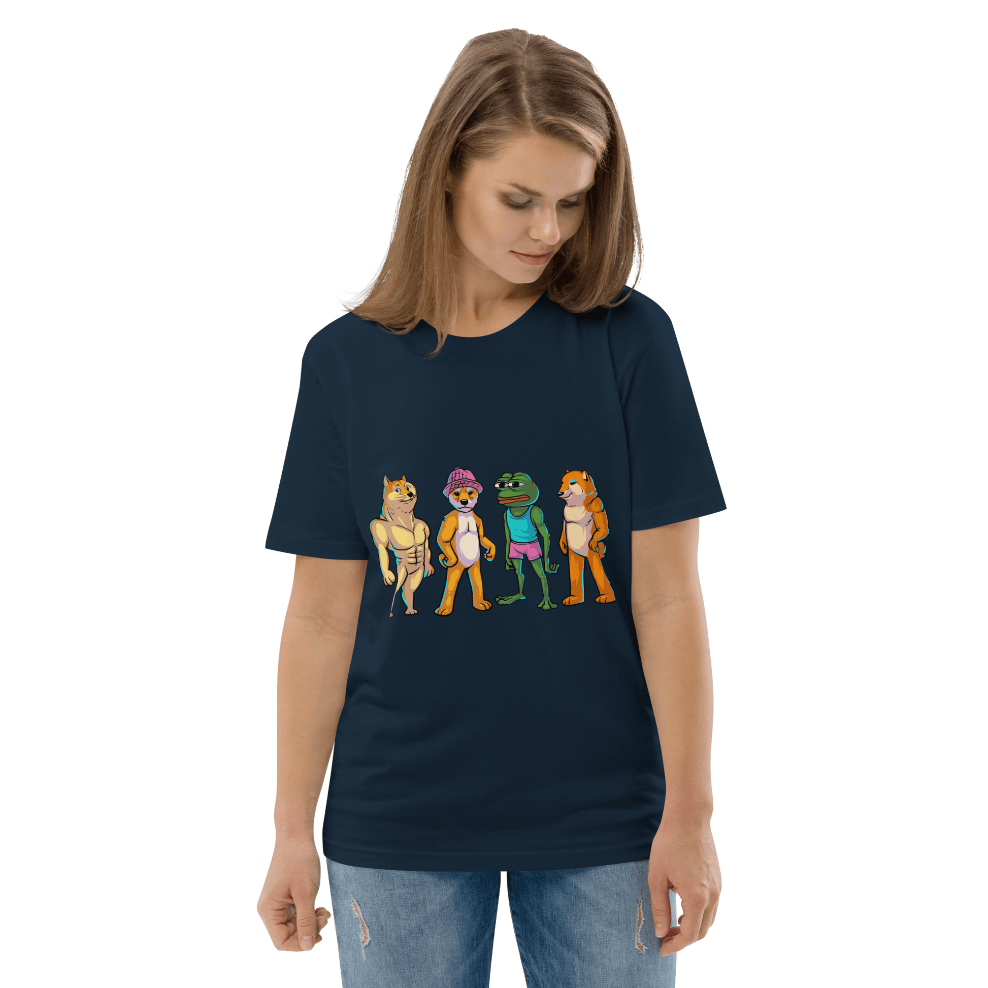 Meme Animal Premium Organic T-Shirt Meme - Cotton Pink | Shirtposting