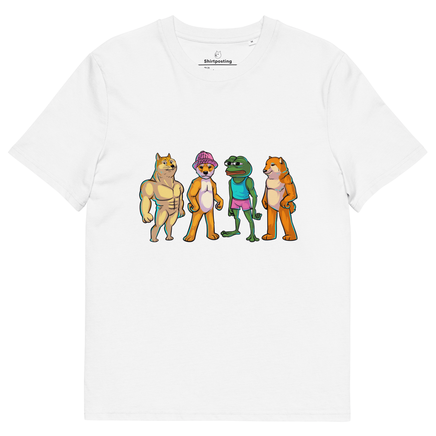 Meme Animal Premium Organic T-Shirt Meme - White | Shirtposting