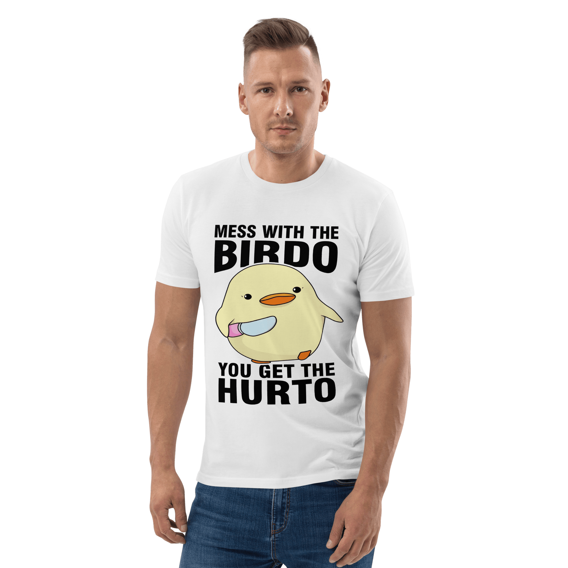 Mess With The Birdo Premium Organic T-Shirt Meme - Cotton Pink | Shirtposting