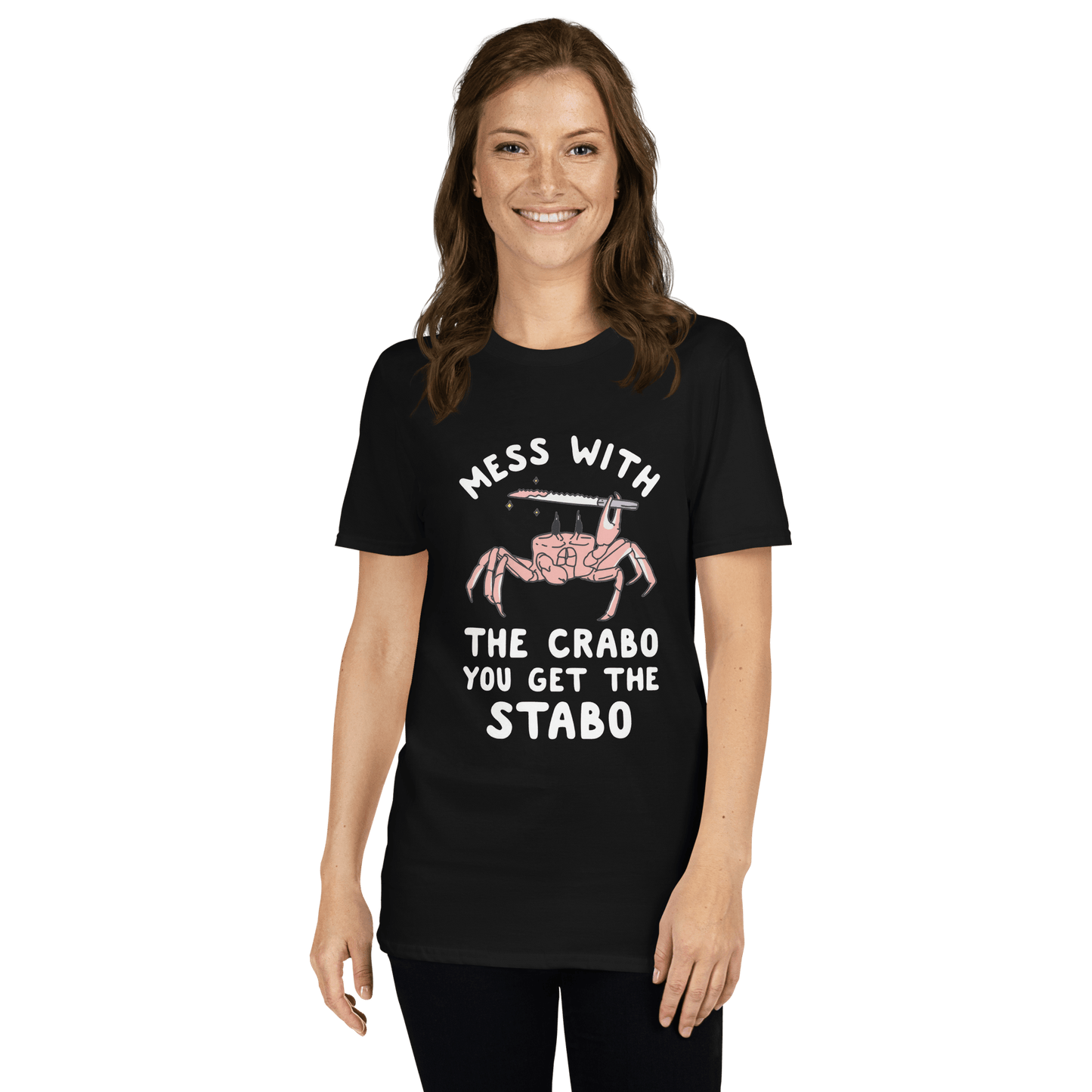 Mess With The Crabo Classic T-Shirt Meme - Black | Shirtposting