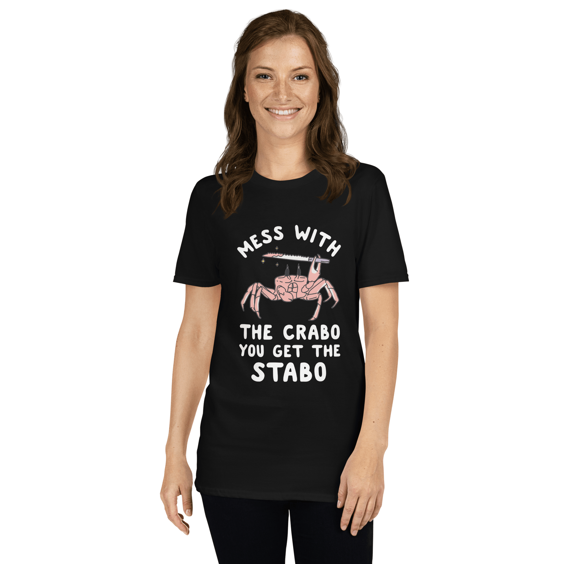 Mess With The Crabo Classic T-Shirt Meme - Black | Shirtposting