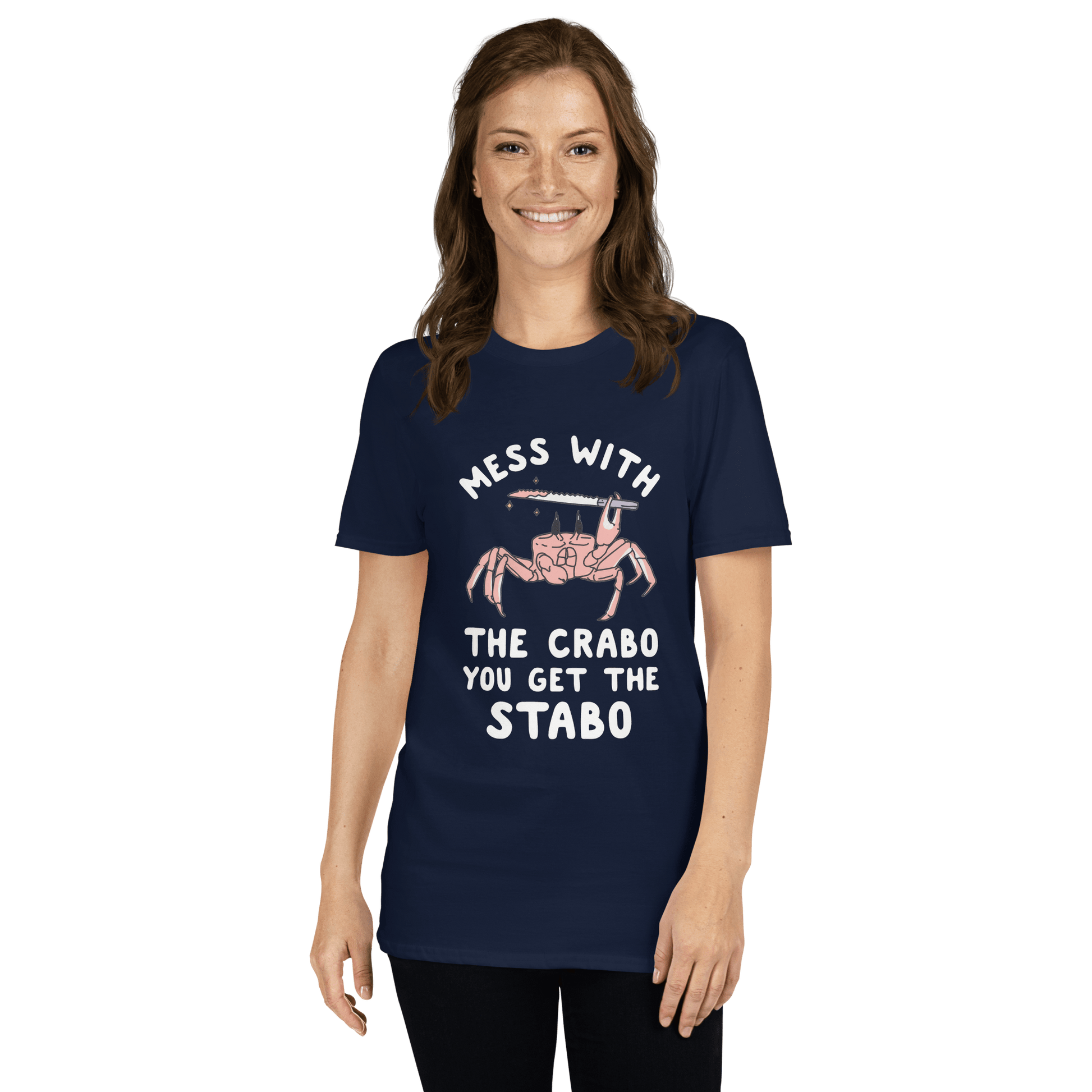 Mess With The Crabo Classic T-Shirt Meme - Black | Shirtposting