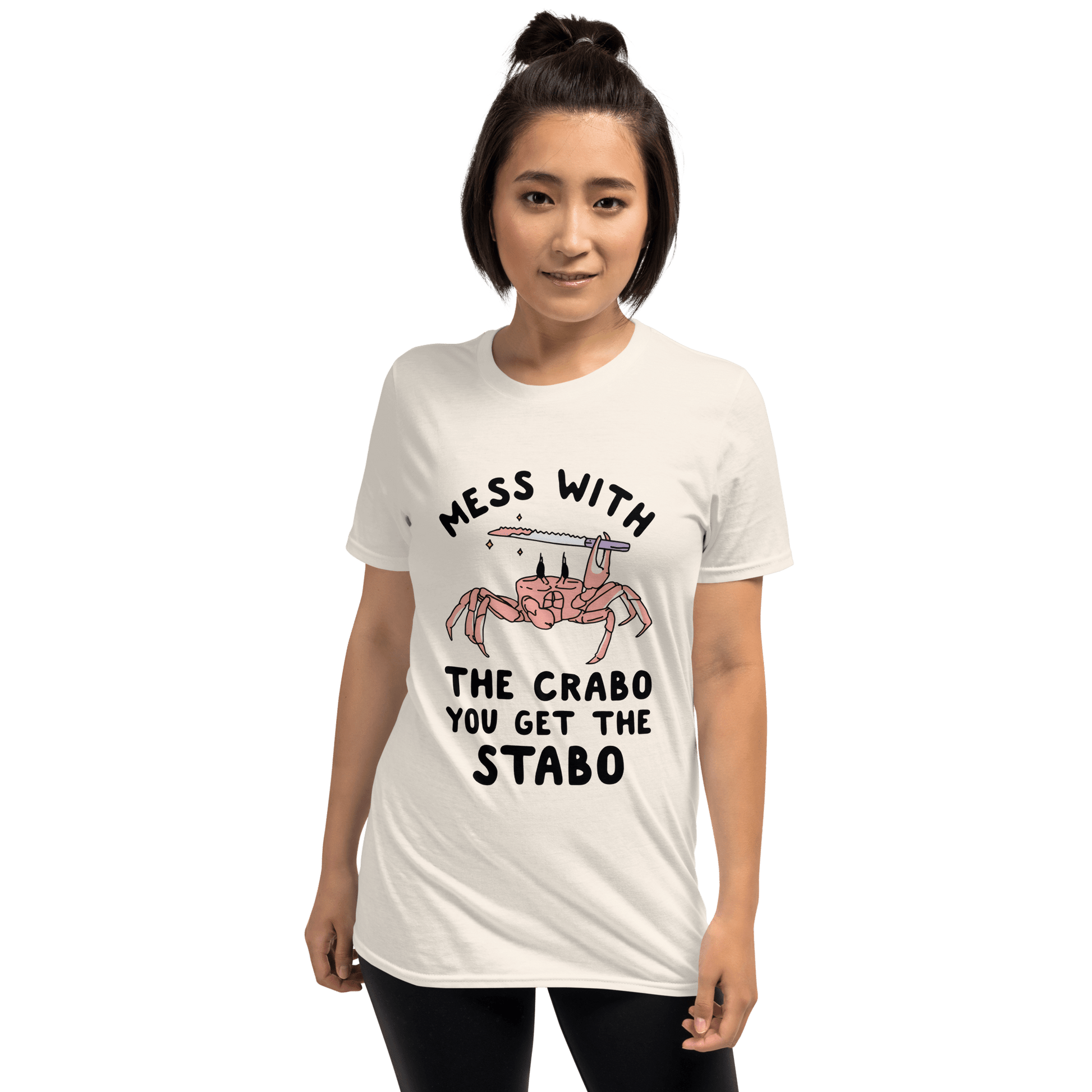 Mess With The Crabo Classic T-Shirt Meme - Natural | Shirtposting