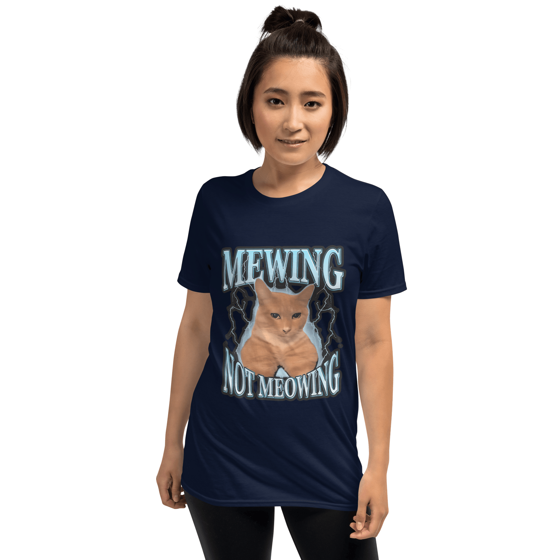 Mewing Classic T-Shirt Meme - Dark Heather Grey | Shirtposting