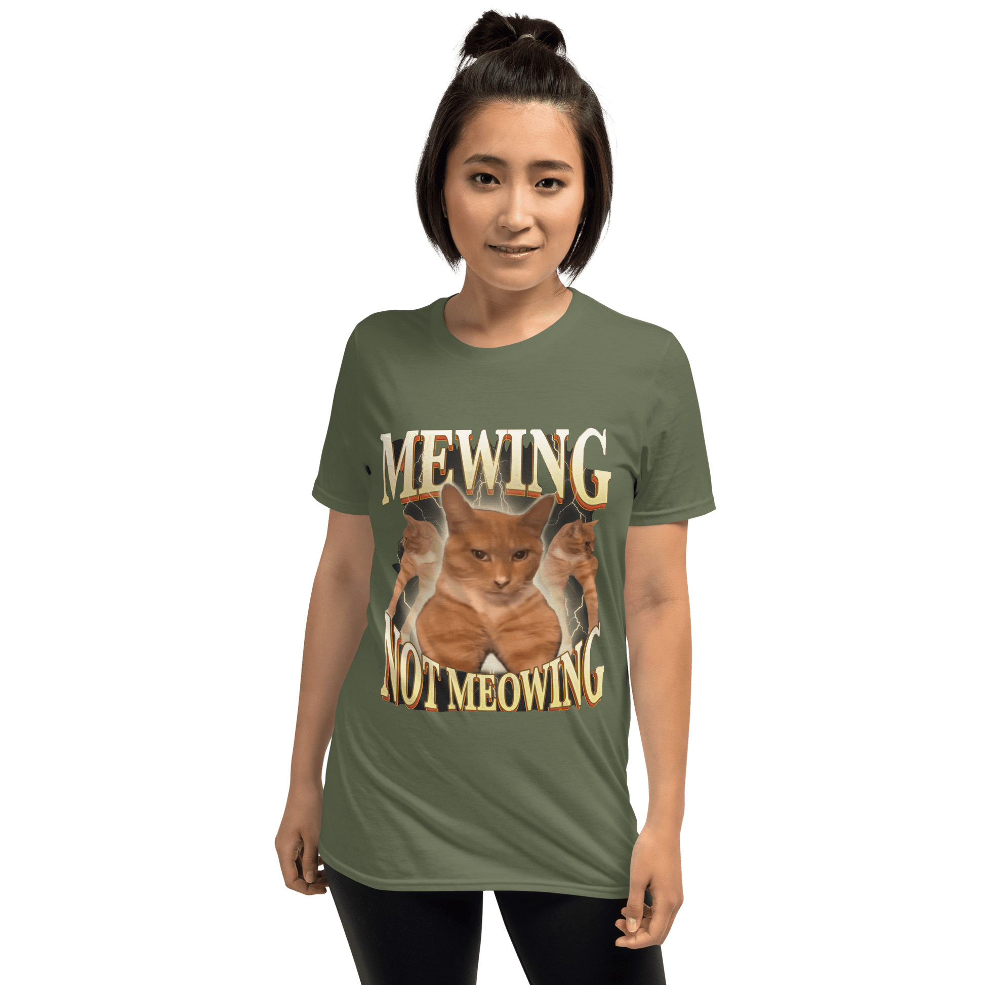 Mewing Classic T-Shirt Meme - Sport Grey | Shirtposting