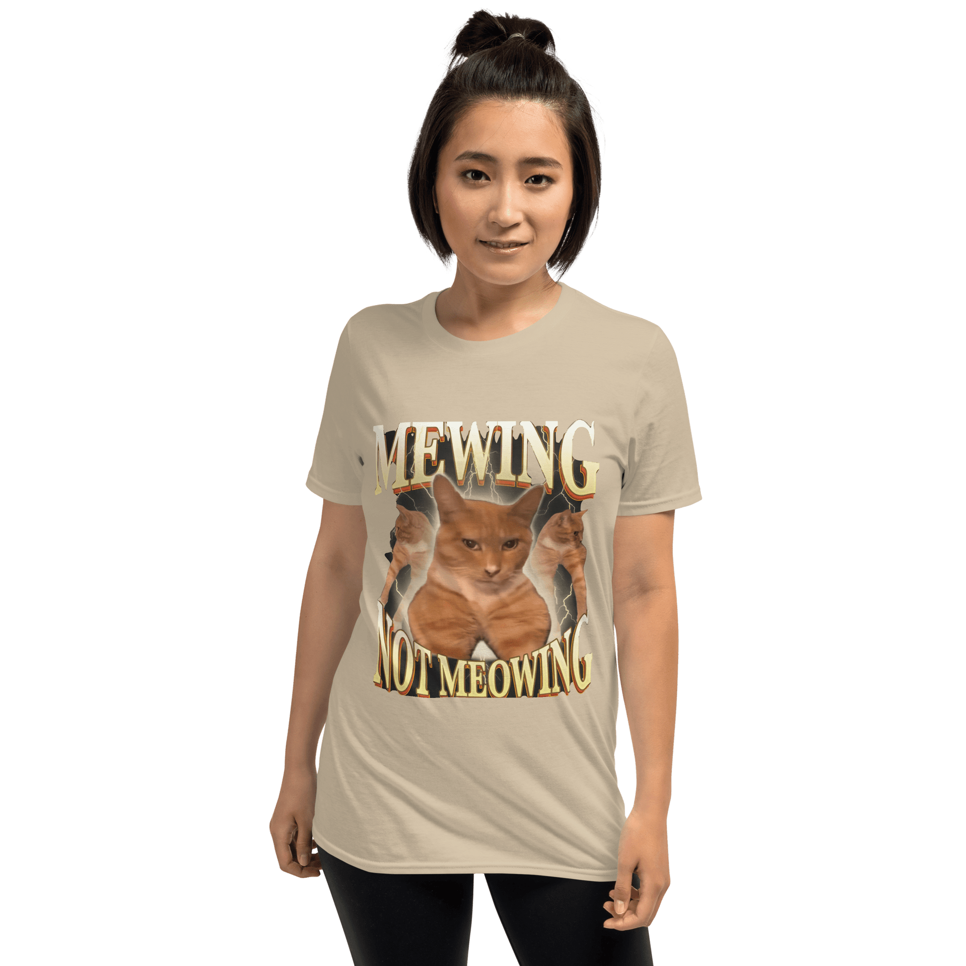 Mewing Classic T-Shirt Meme - Sport Grey | Shirtposting