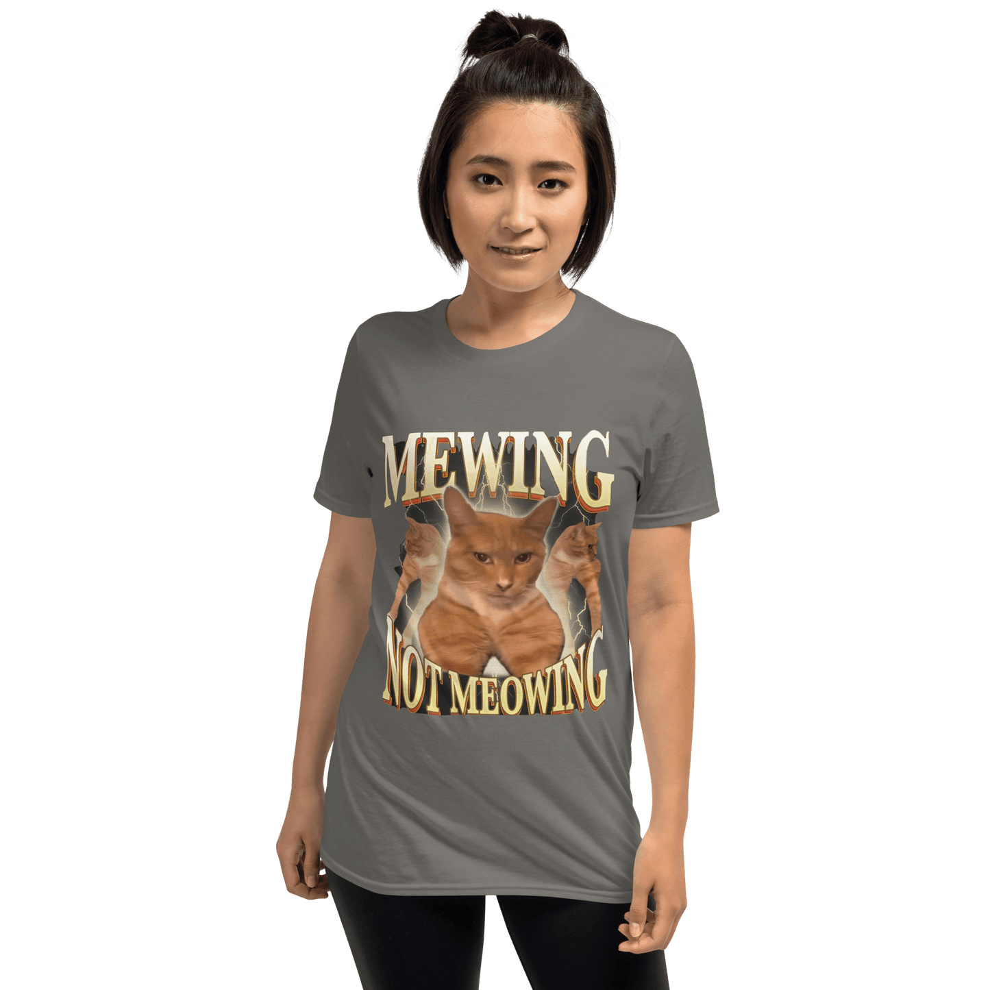 Mewing Classic T-Shirt Meme - Sport Grey | Shirtposting