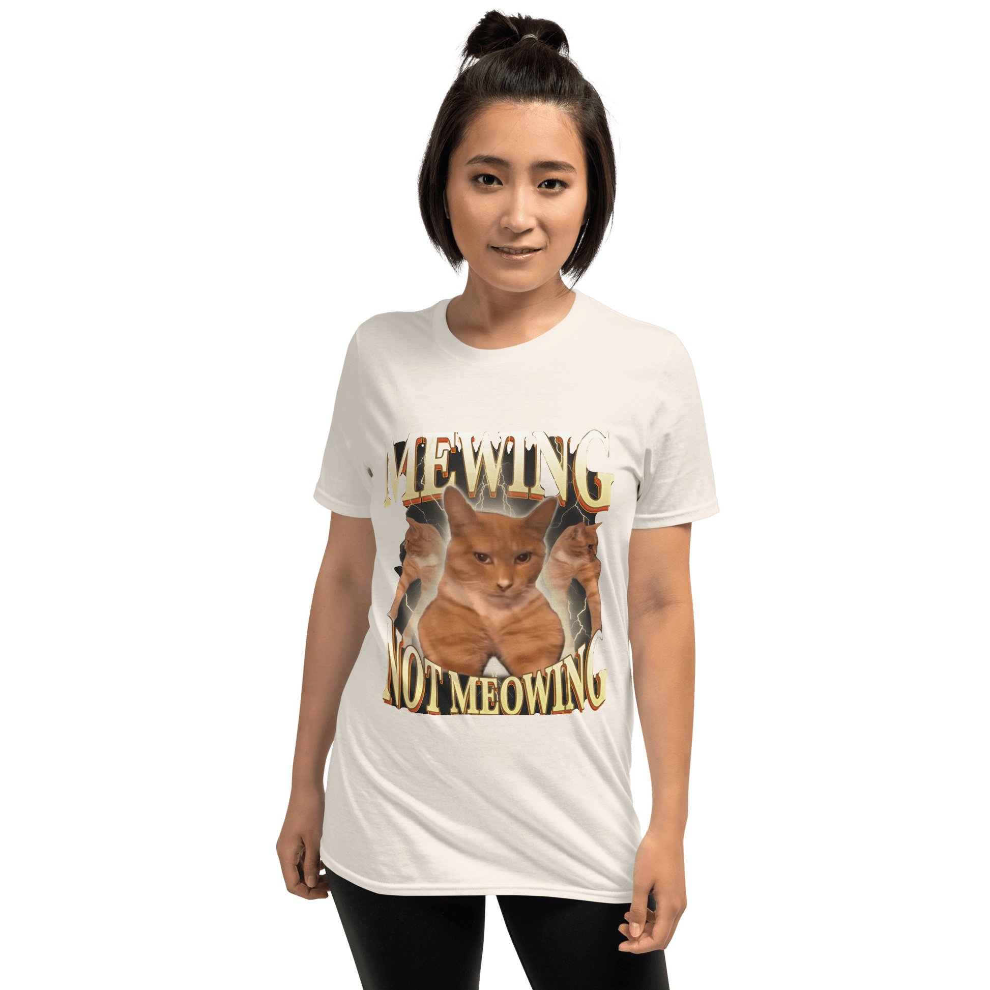 Mewing Classic T-Shirt Meme - Sport Grey | Shirtposting