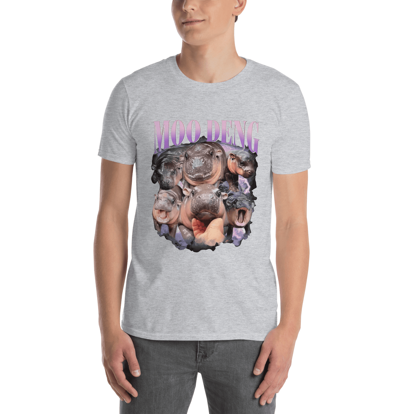 Moo Deng Classic T-Shirt Meme - Natural | Shirtposting