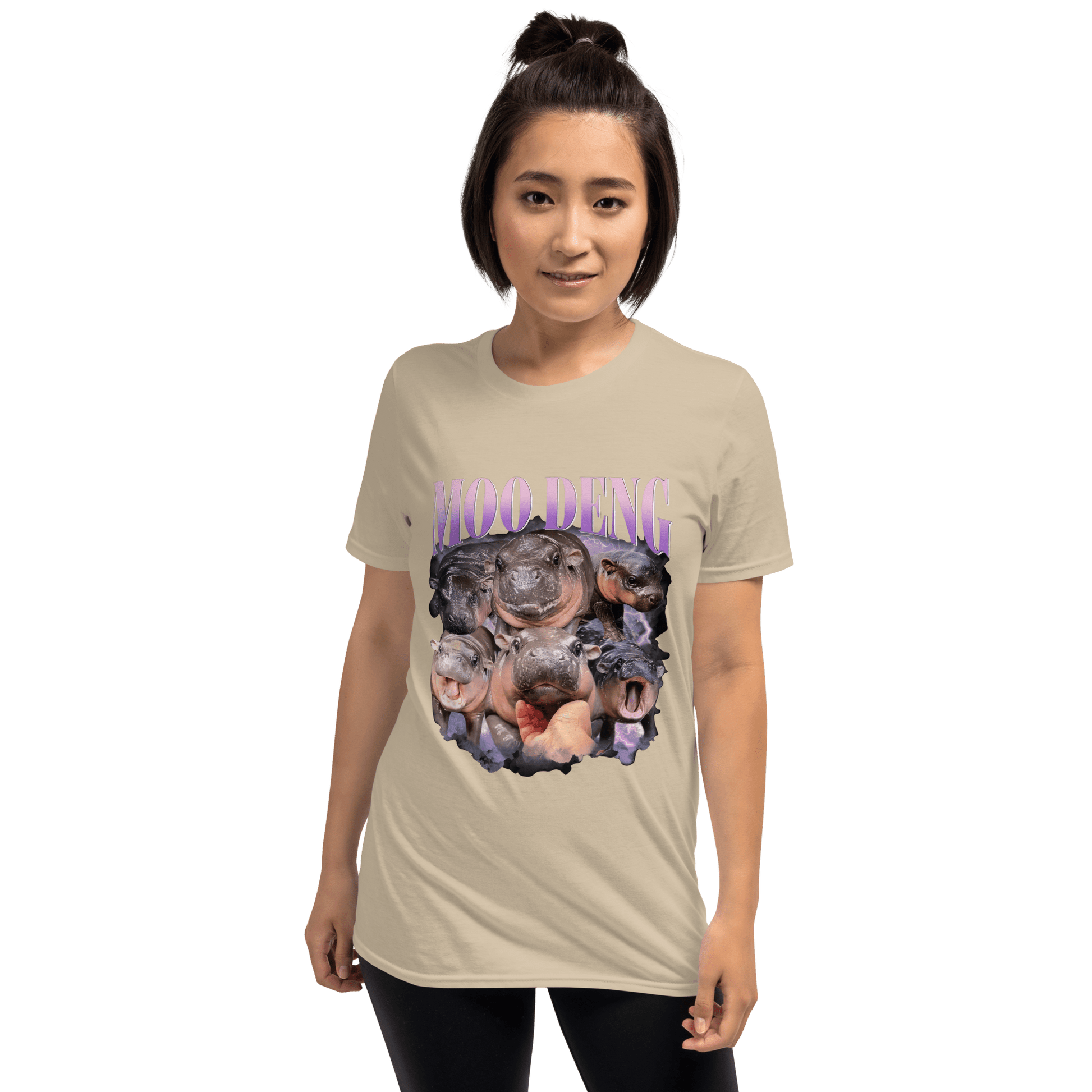 Moo Deng Classic T-Shirt Meme - Natural | Shirtposting
