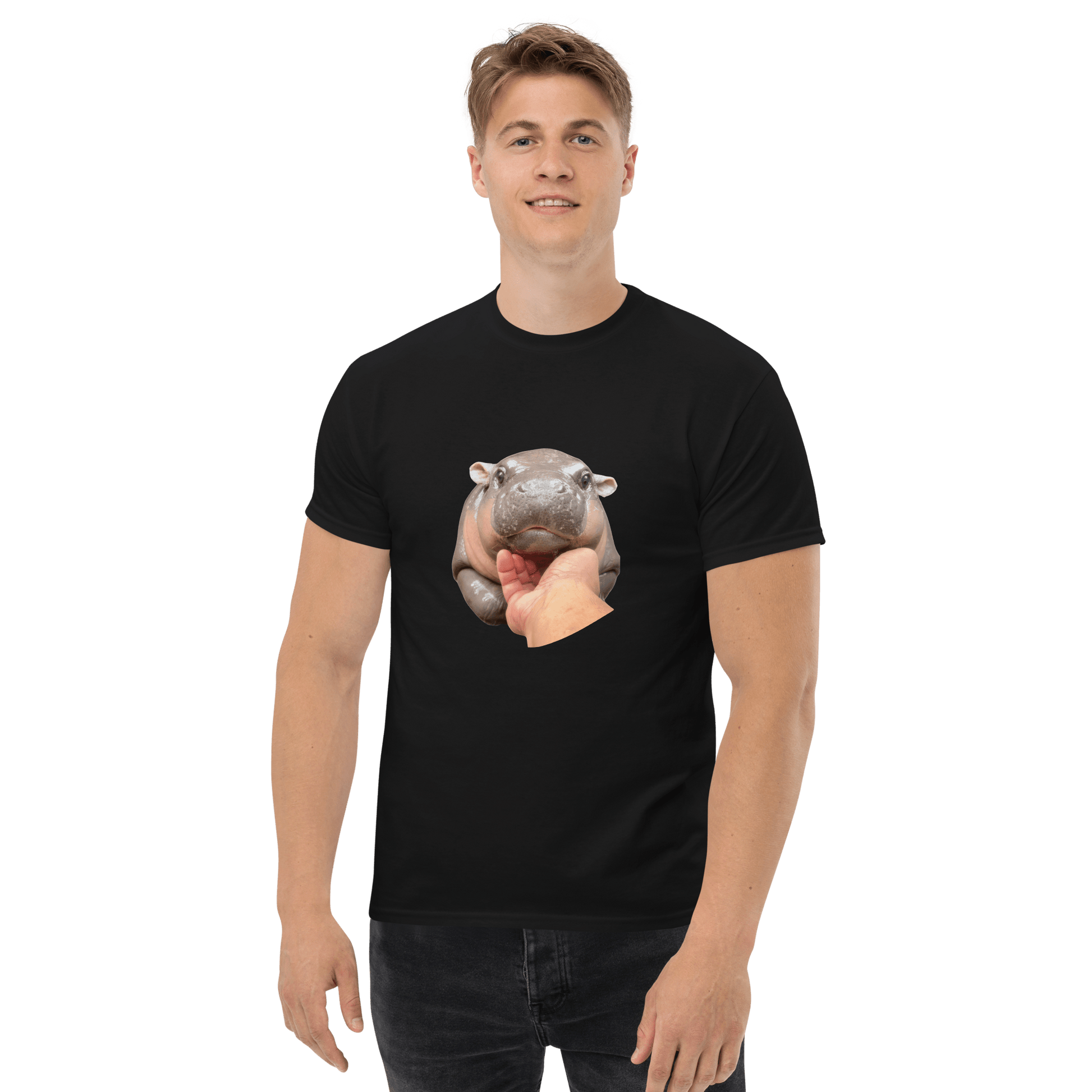 Moo Deng Classic T-Shirt Meme - Royal | Shirtposting