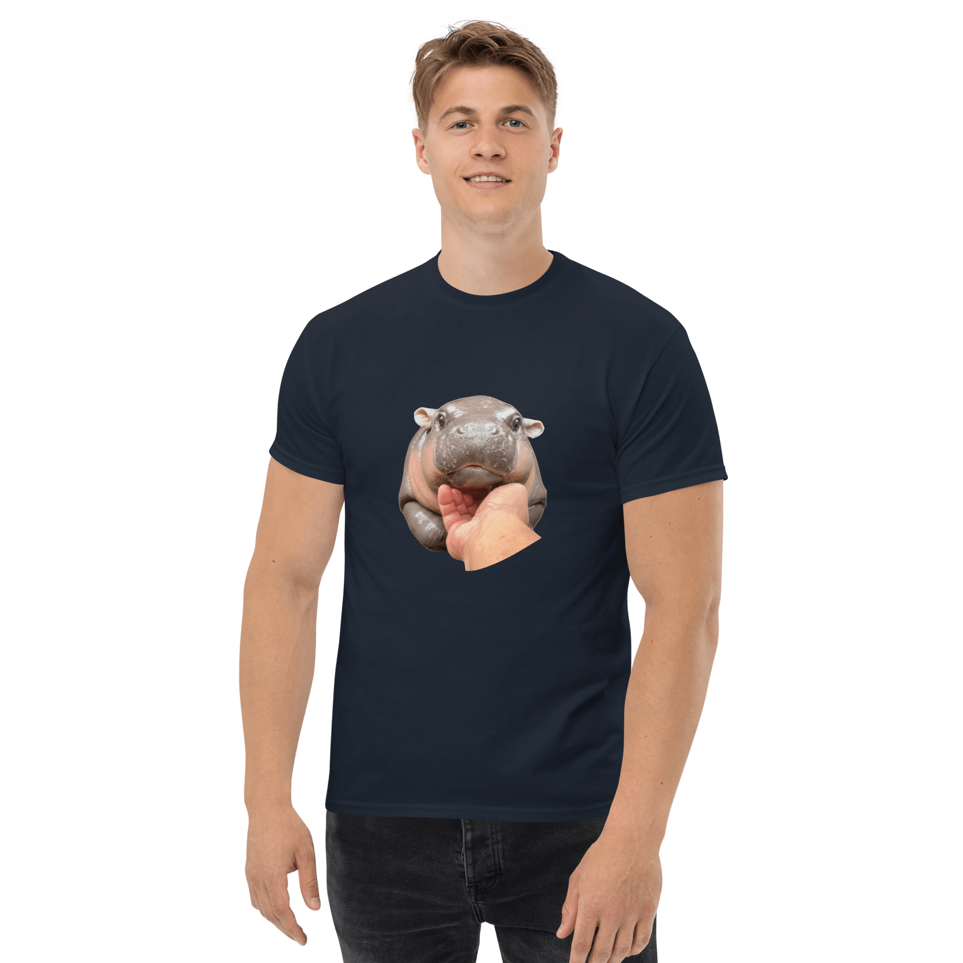 Moo Deng Classic T-Shirt Meme - Royal | Shirtposting