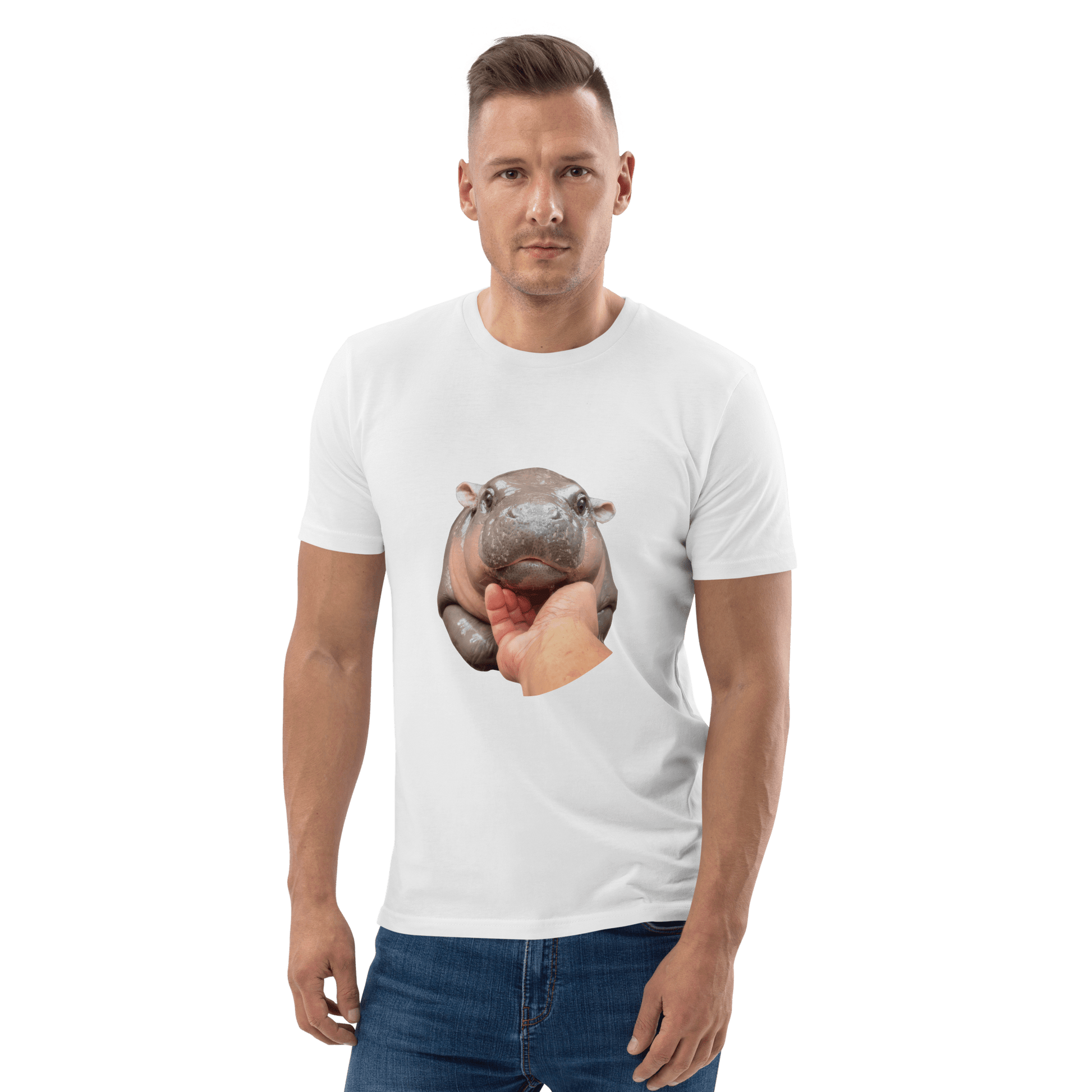 Moo Deng Premium Organic T-Shirt Meme - Desert Dust | Shirtposting