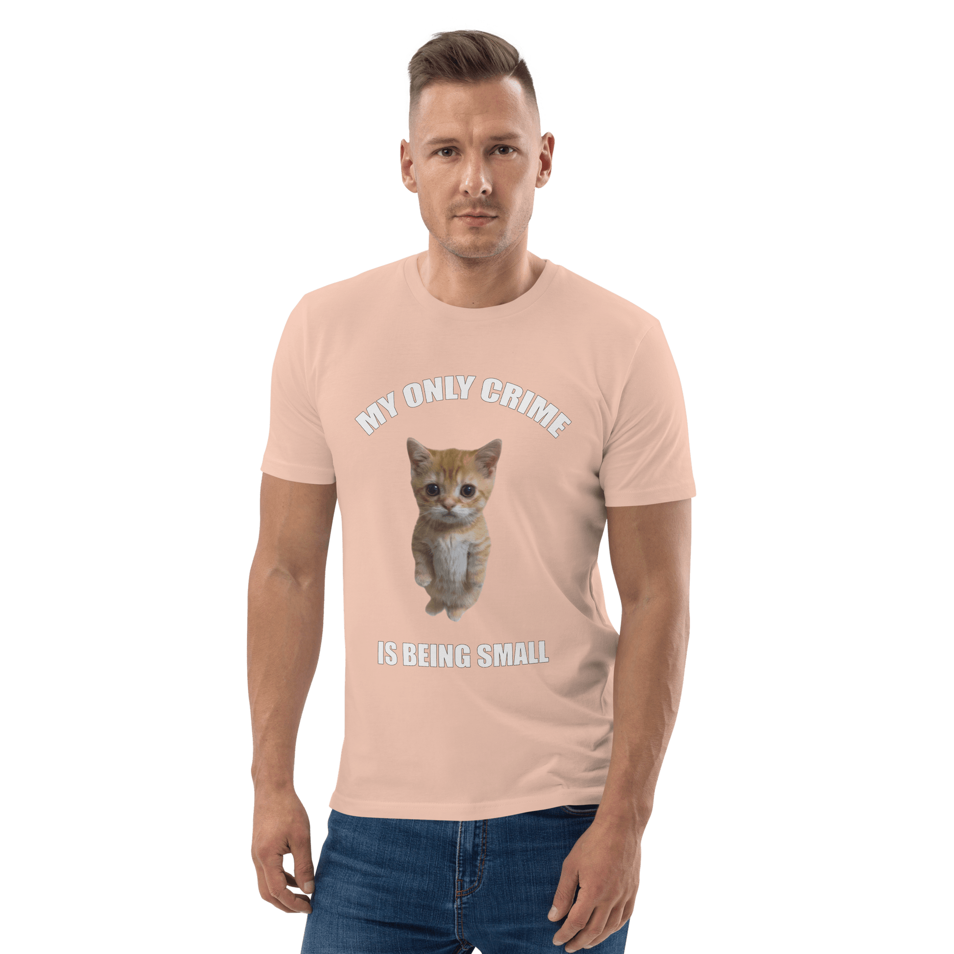 My Only Crime Is Being Small Premium Organic T-Shirt Meme - Fraiche Peche | Shirtposting