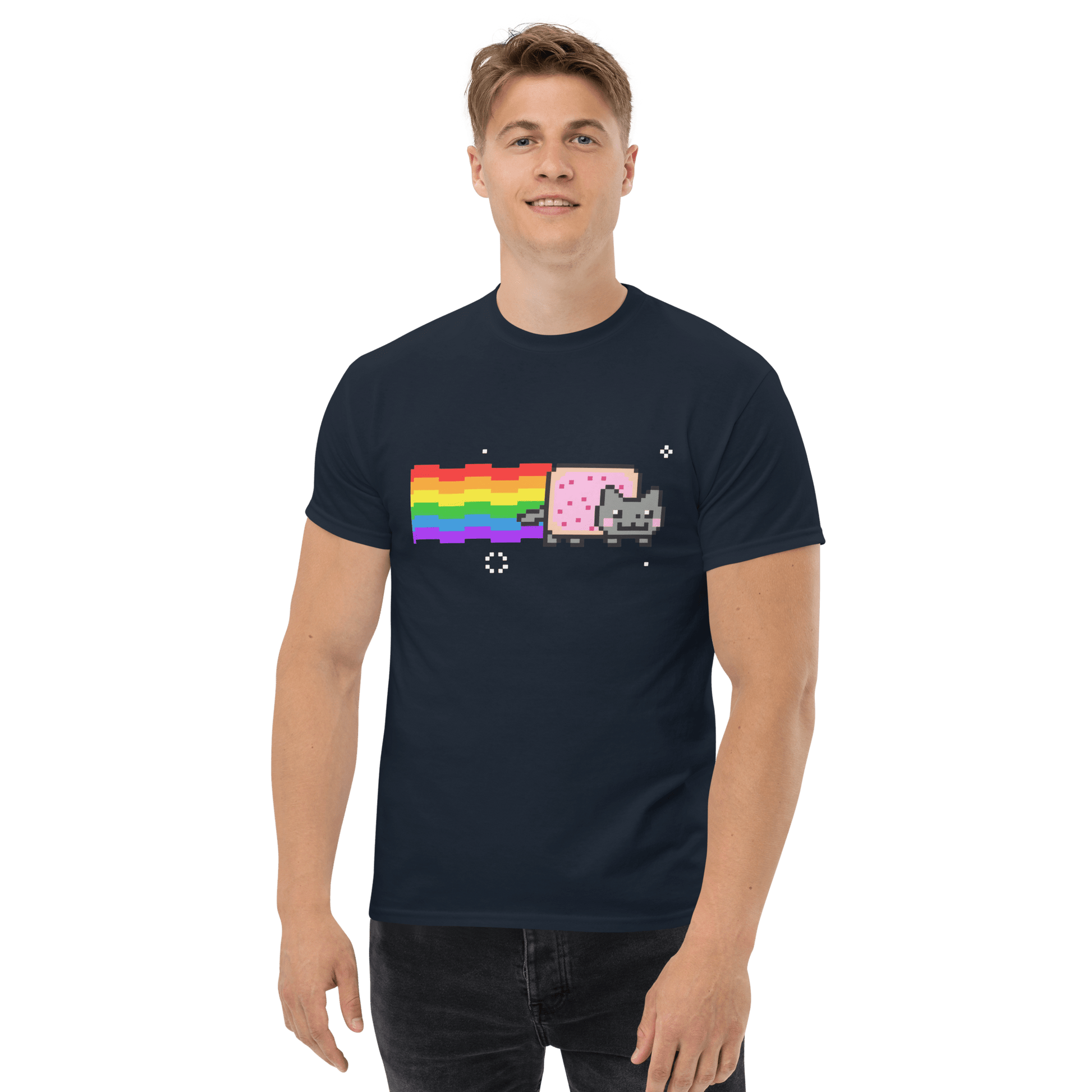Nyan Cat Classic T-Shirt Meme - Royal | Shirtposting