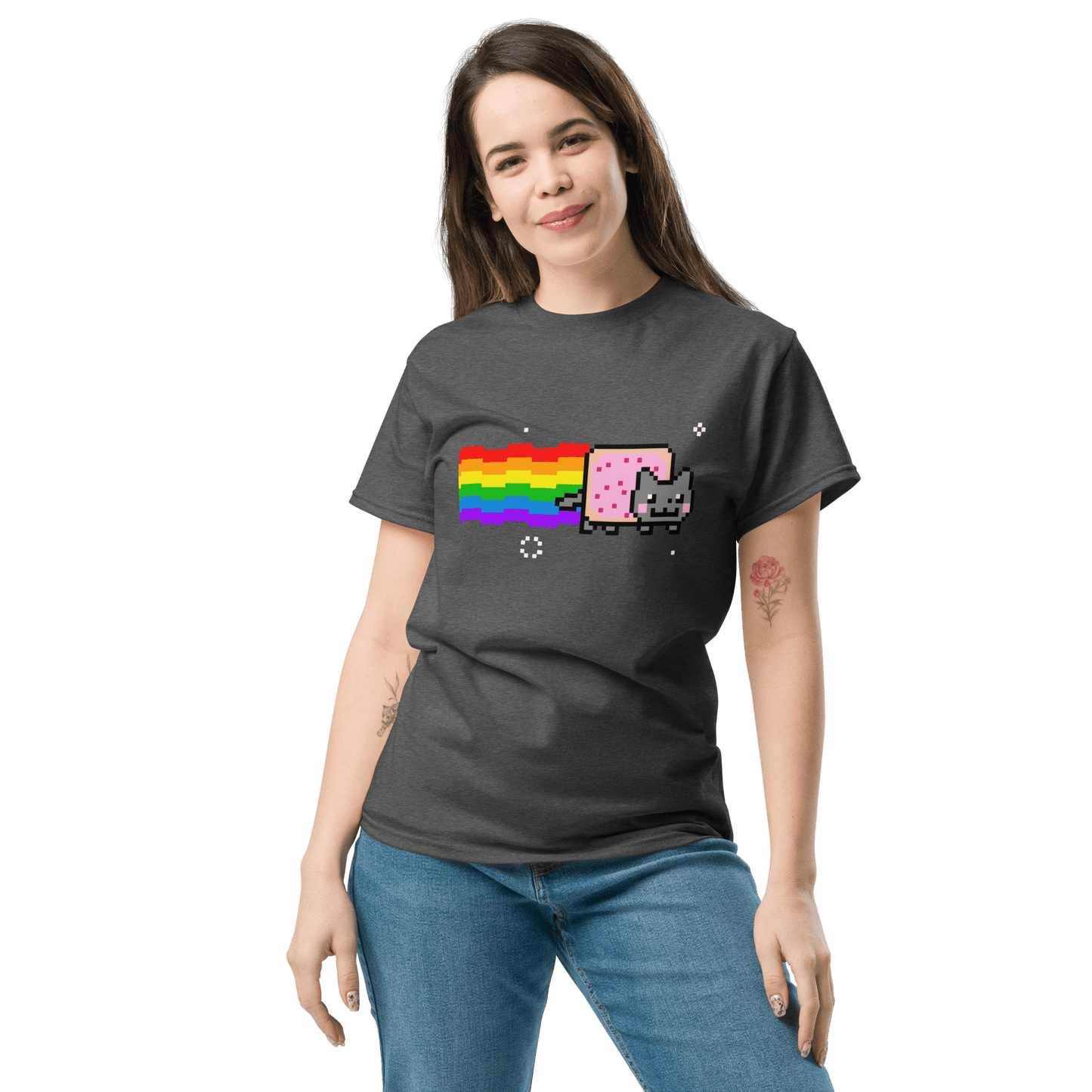 Nyan Cat Classic T-Shirt Meme - Royal | Shirtposting