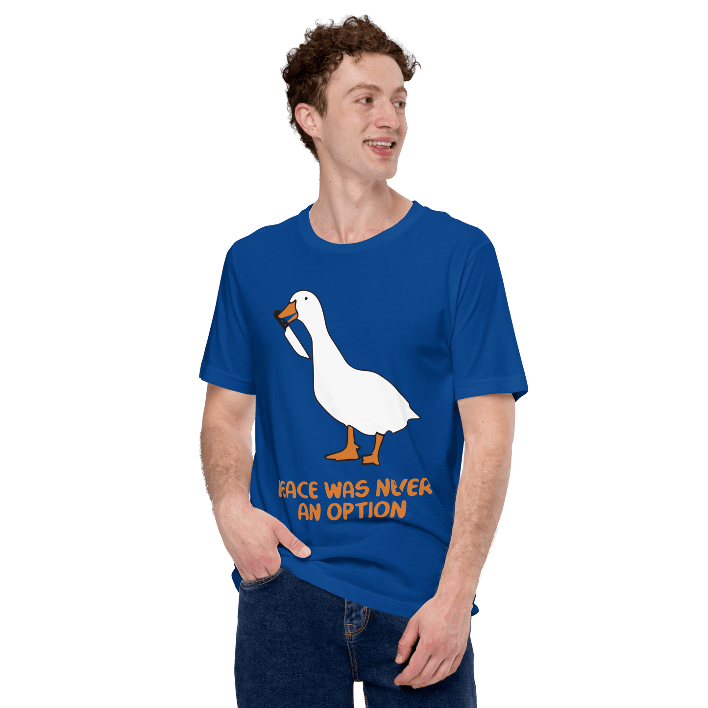 Peace Was Never An Option Classic T-Shirt Meme - Dark Grey | Shirtposting