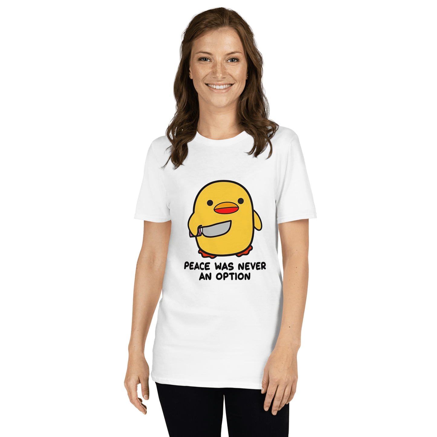 Peace Was Never An Option Classic T-Shirt Meme - Sand | Shirtposting