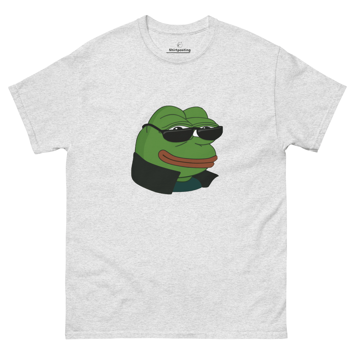 Pepe Classic T-Shirt Meme - Ash | Shirtposting