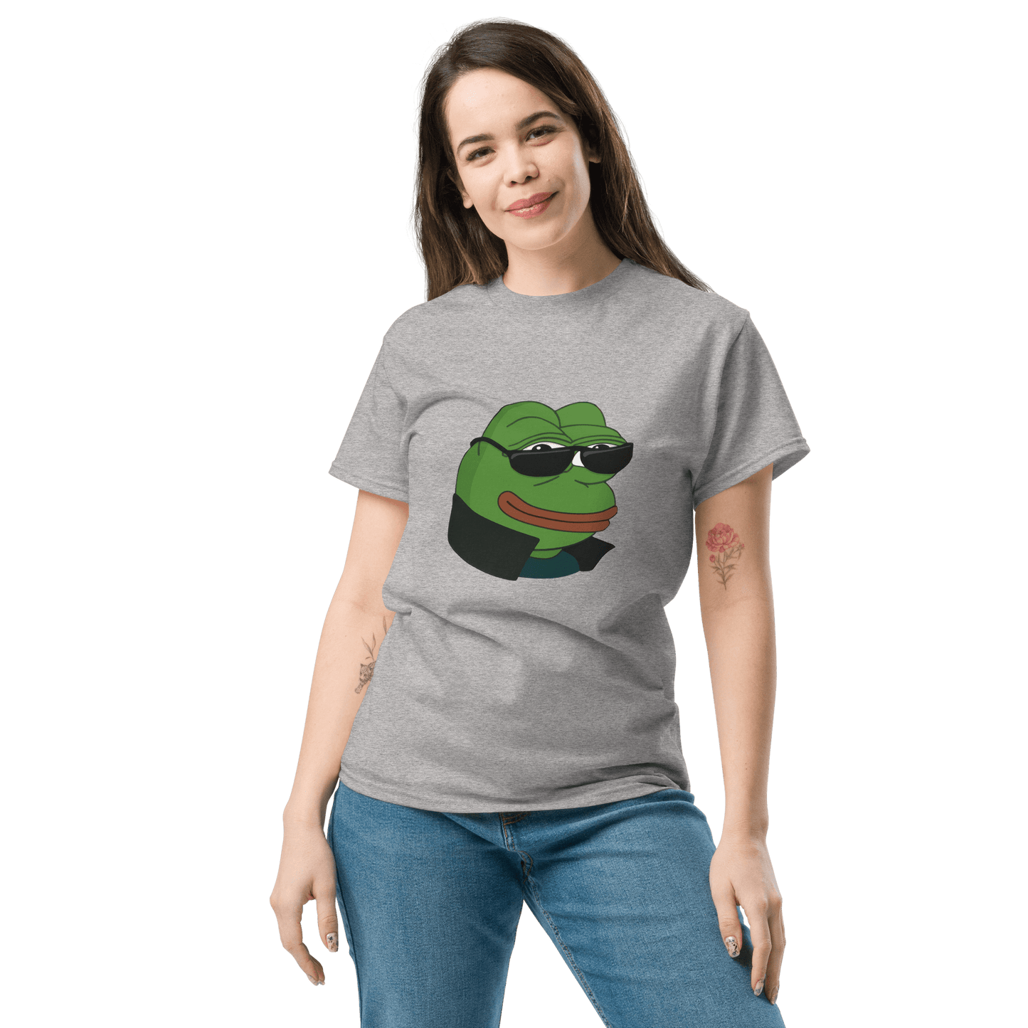 Pepe Classic T-Shirt Meme - Military Green | Shirtposting