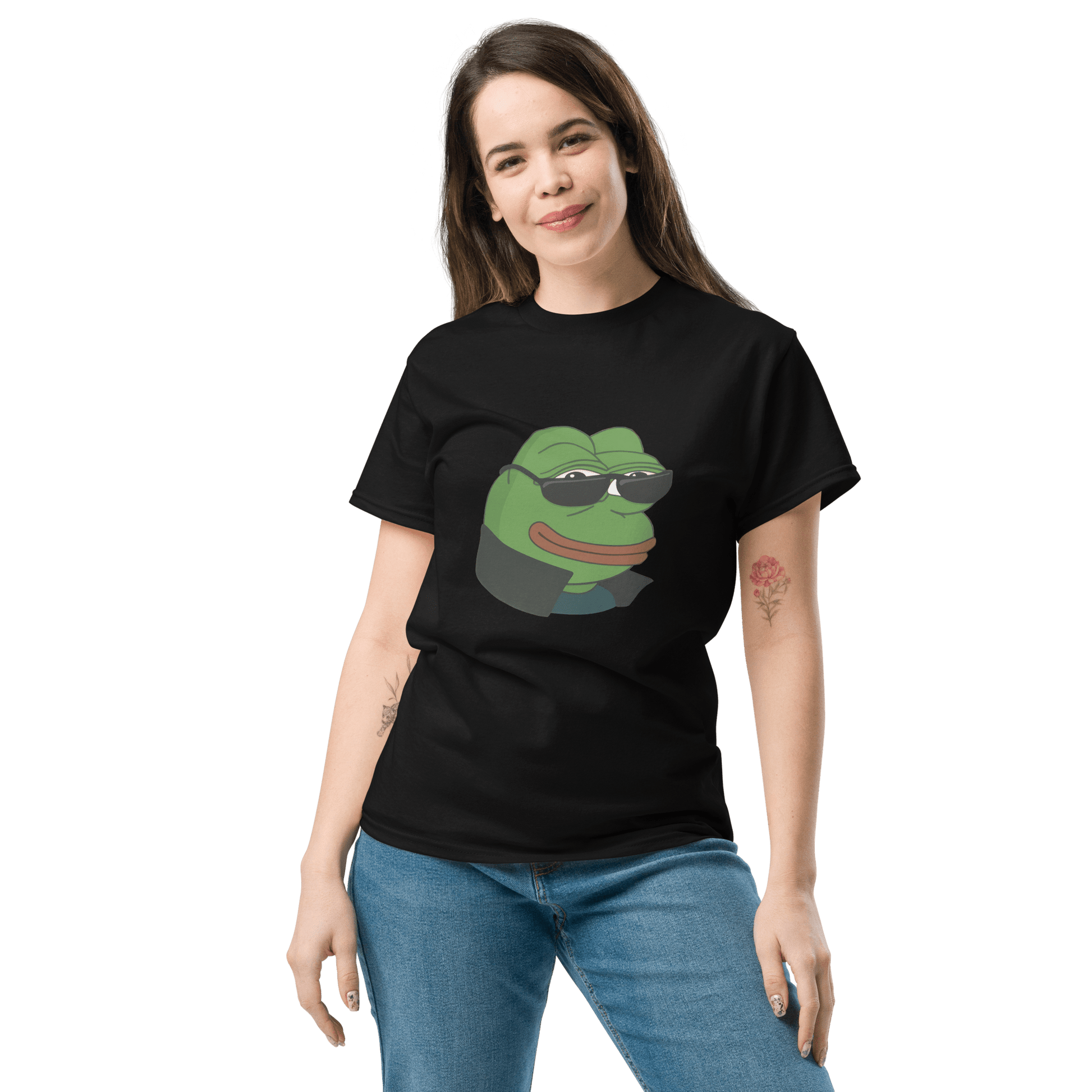 Pepe Classic T-Shirt Meme - Royal | Shirtposting