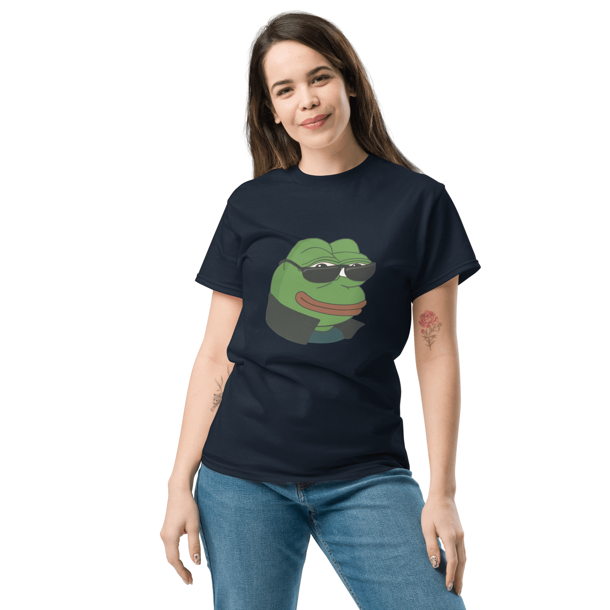 Pepe Classic T-Shirt Meme - Royal | Shirtposting