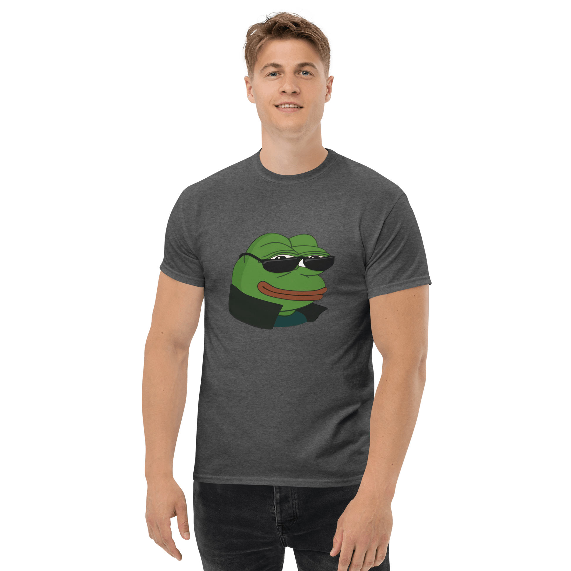 Pepe Classic T-Shirt Meme - Royal | Shirtposting