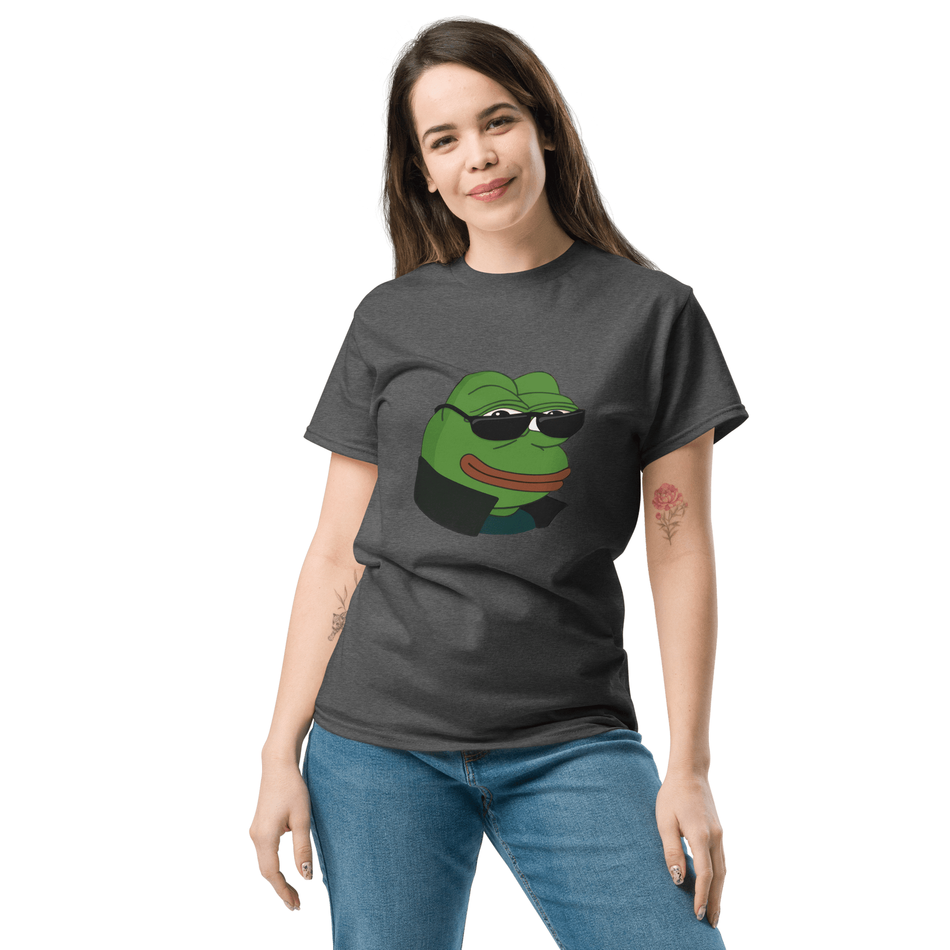 Pepe Classic T-Shirt Meme - Royal | Shirtposting