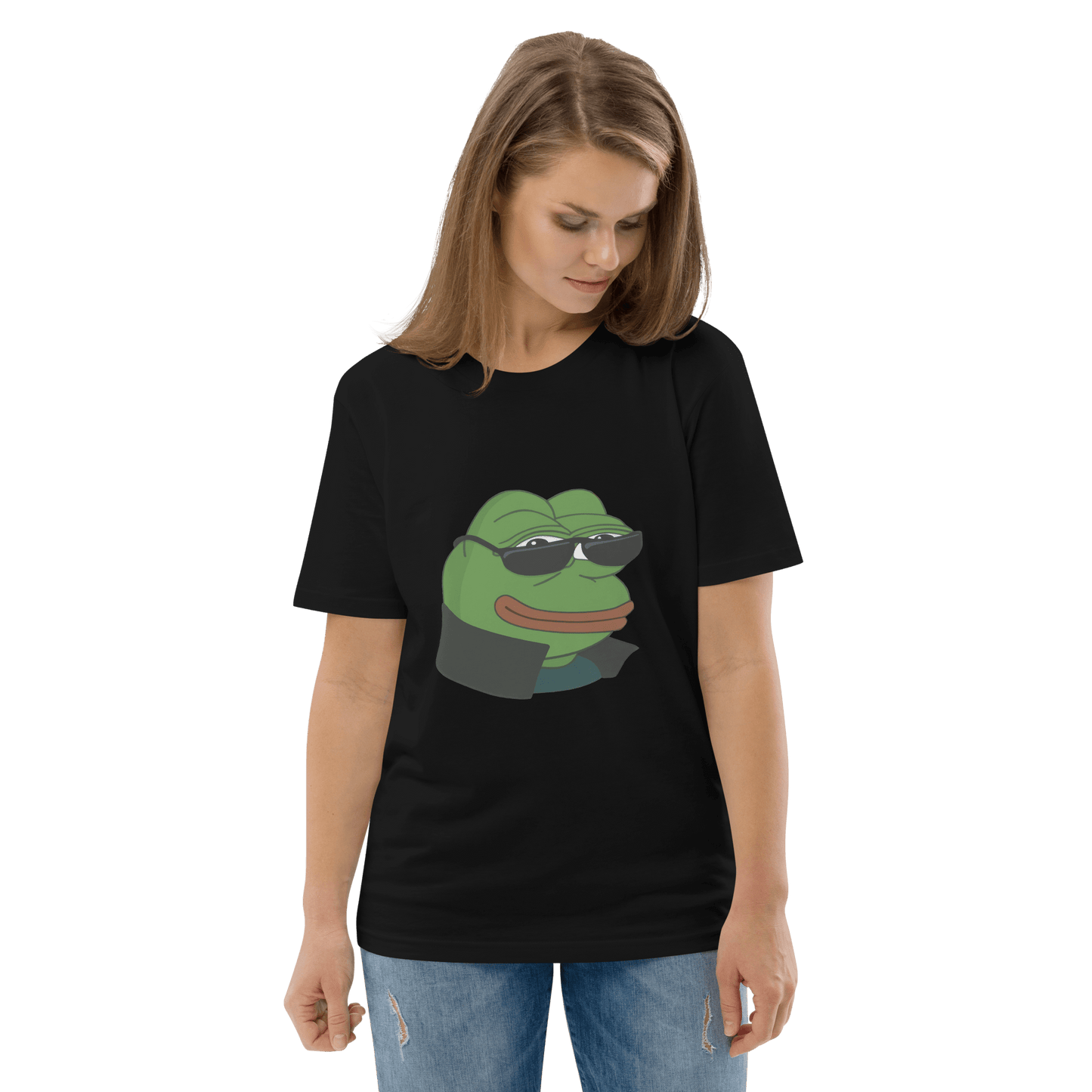 Pepe Premium Organic T-Shirt Meme - Dark Heather Grey | Shirtposting