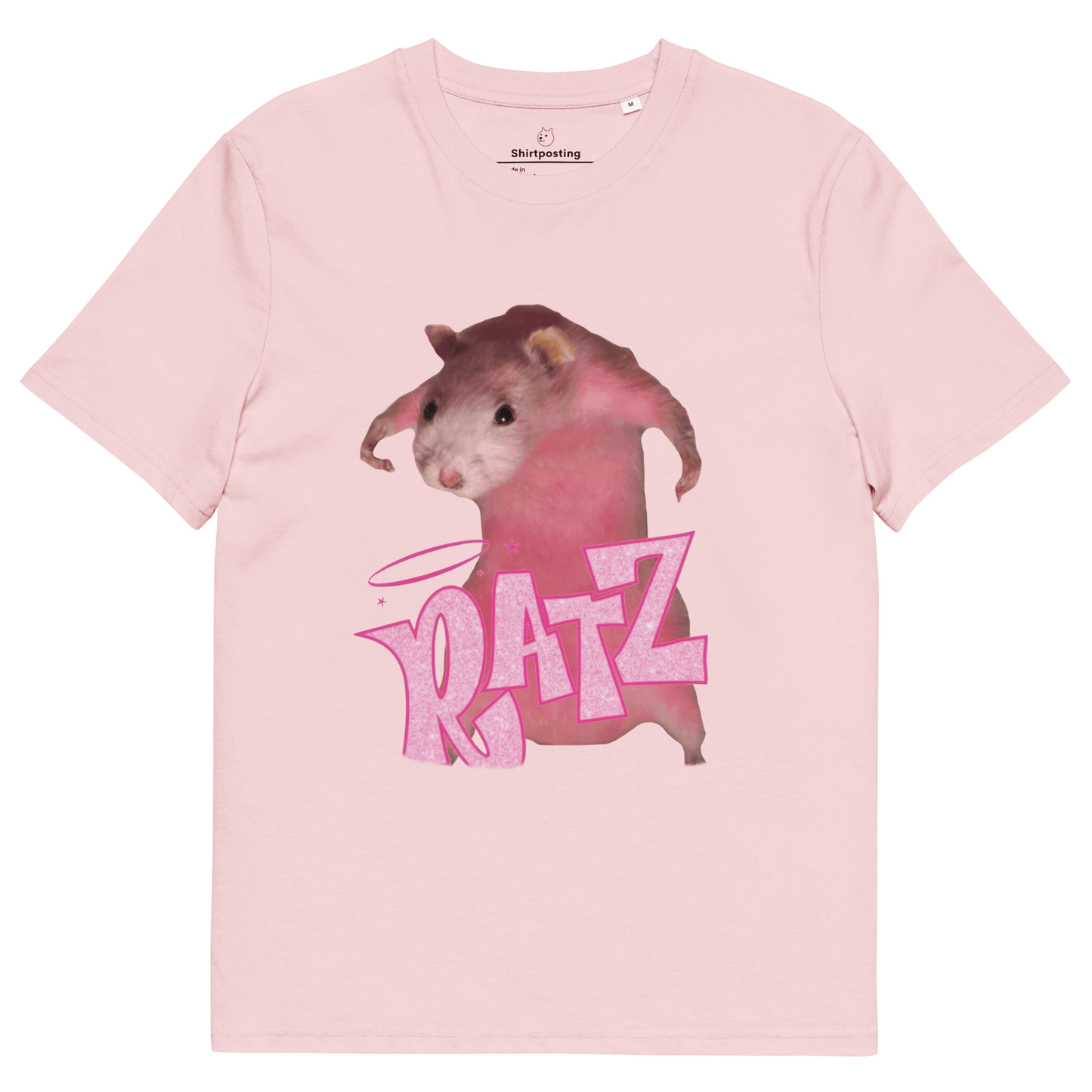 Ratz Meme Premium Organic T-Shirt Meme - Cotton Pink | Shirtposting