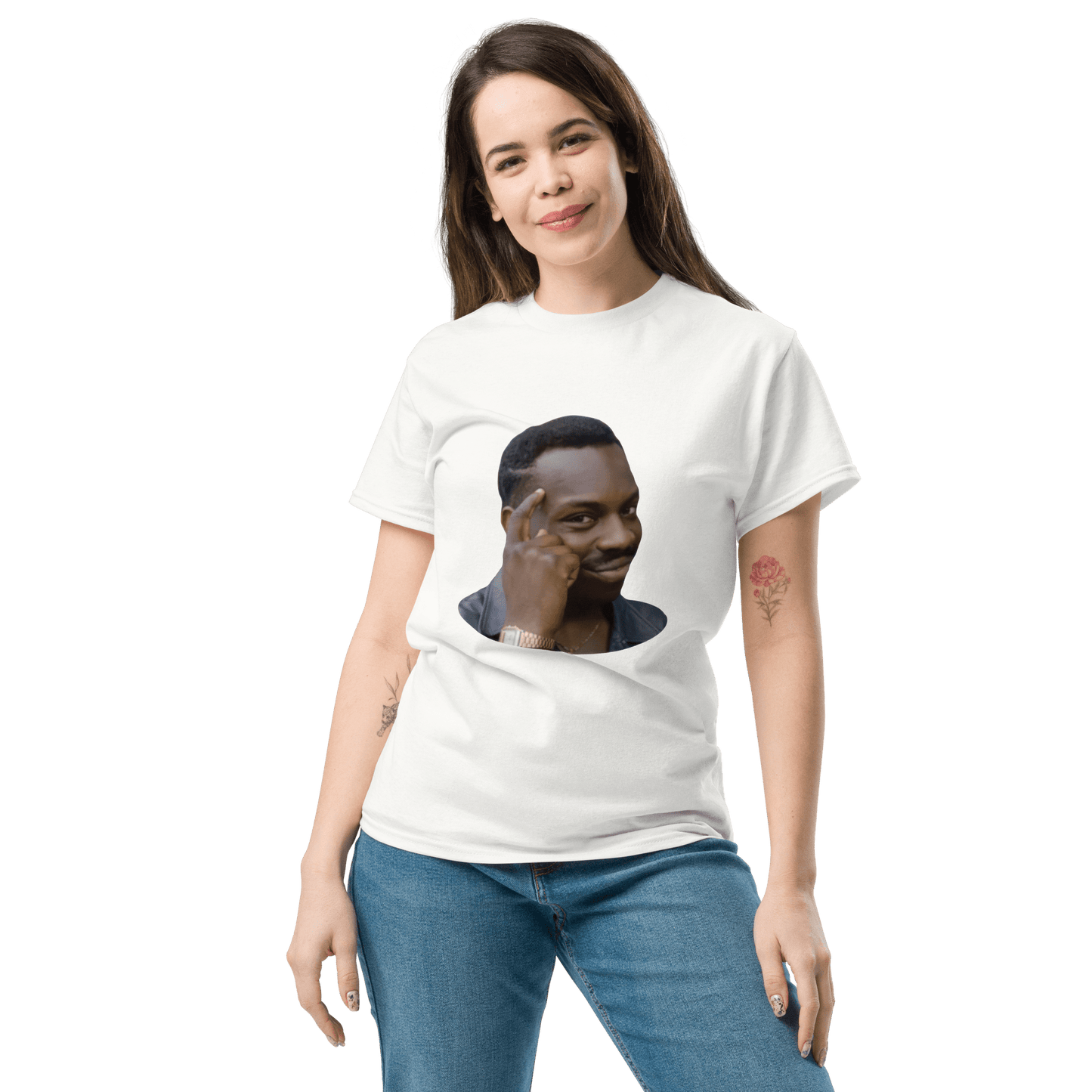 Roll Safe Classic T-Shirt Meme - Ash | Shirtposting