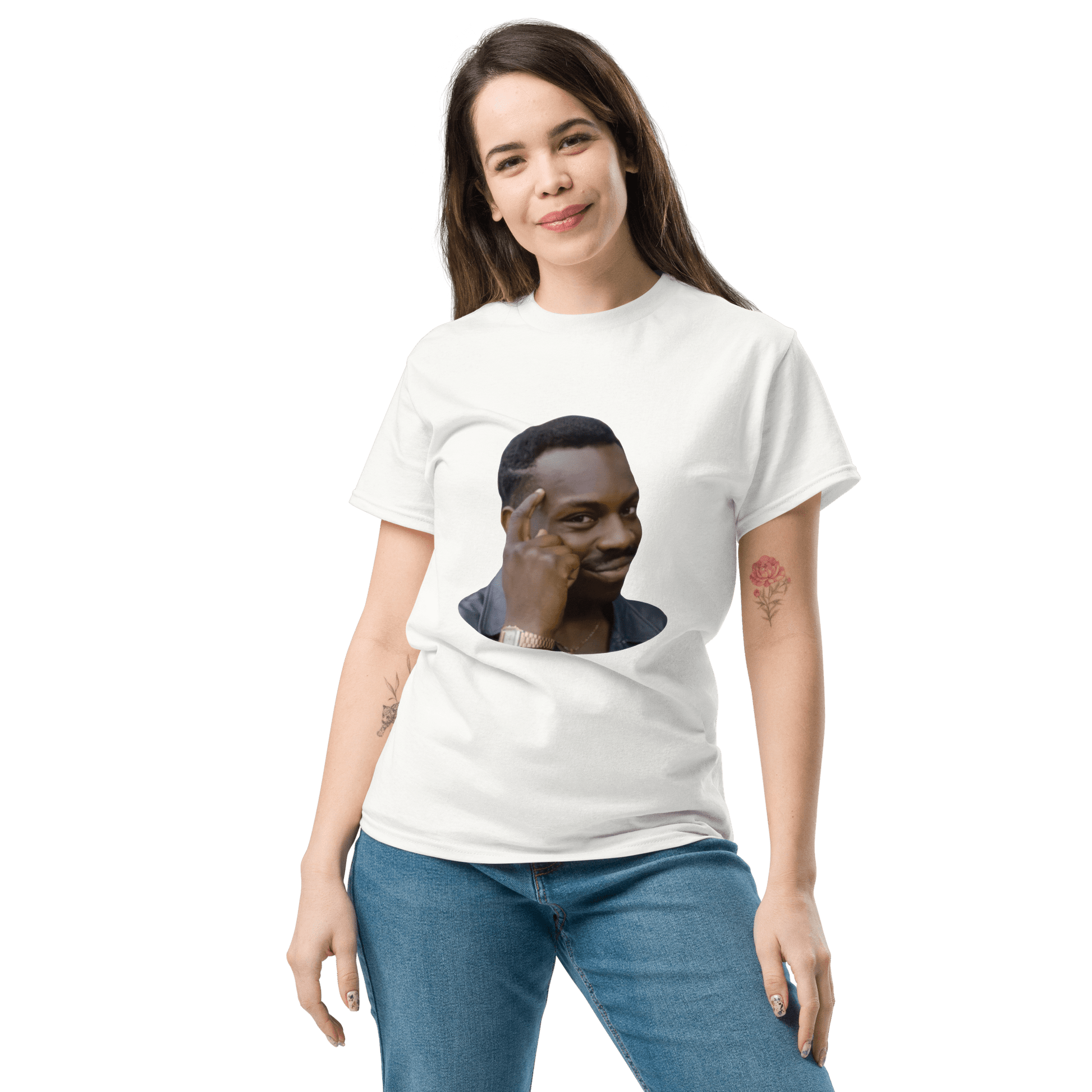Roll Safe Classic T-Shirt Meme - Ash | Shirtposting