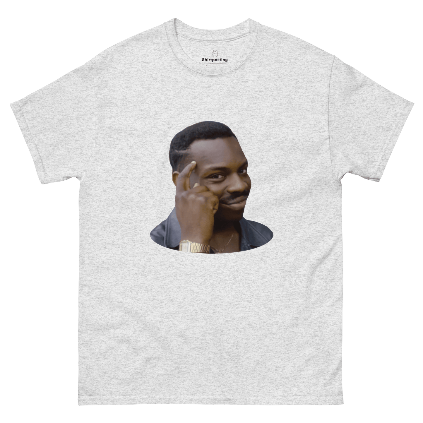 Roll Safe Classic T-Shirt Meme - Ash | Shirtposting