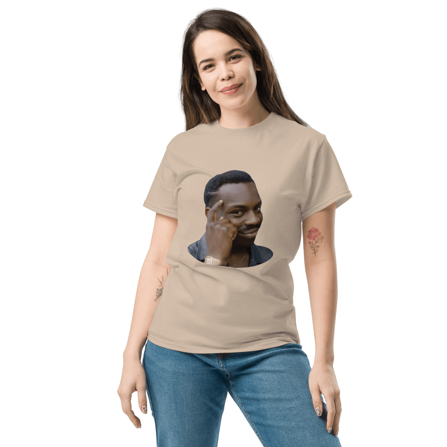 Roll Safe Classic T-Shirt Meme - Ash | Shirtposting