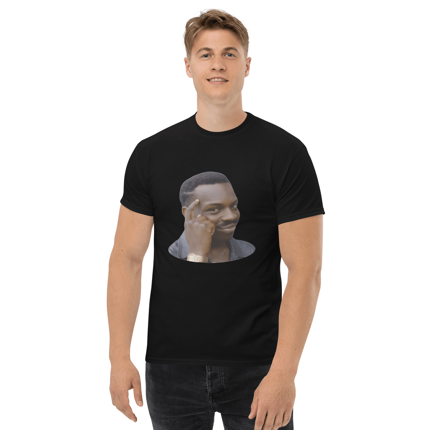 Roll Safe Classic T-Shirt Meme - Royal | Shirtposting