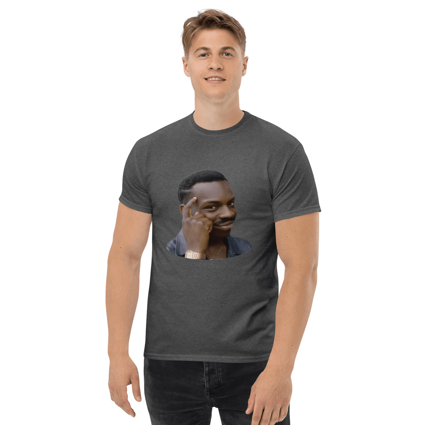 Roll Safe Classic T-Shirt Meme - Royal | Shirtposting