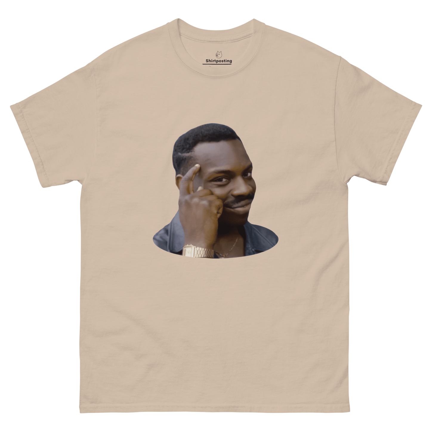 Roll Safe Classic T-Shirt Meme - Sand | Shirtposting