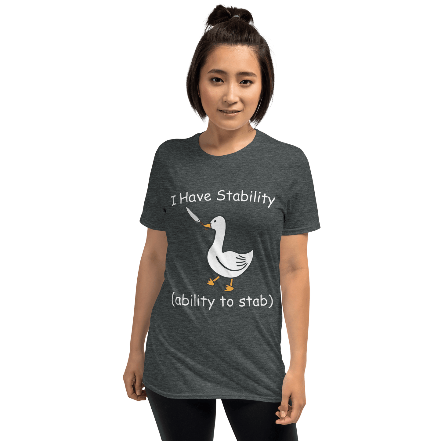 Stability Classic T-Shirt Meme - Navy | Shirtposting