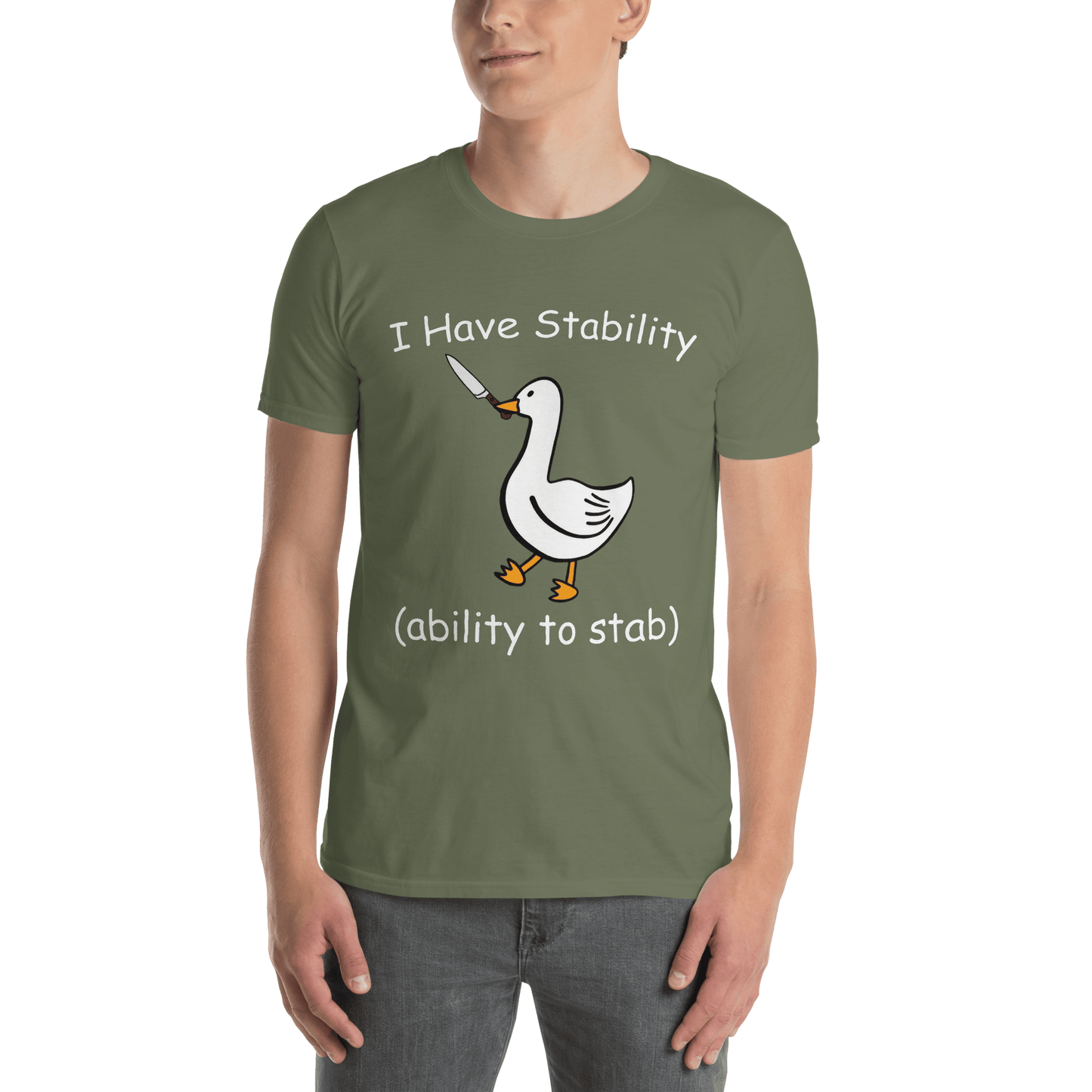 Stability Classic T-Shirt Meme - Royal | Shirtposting