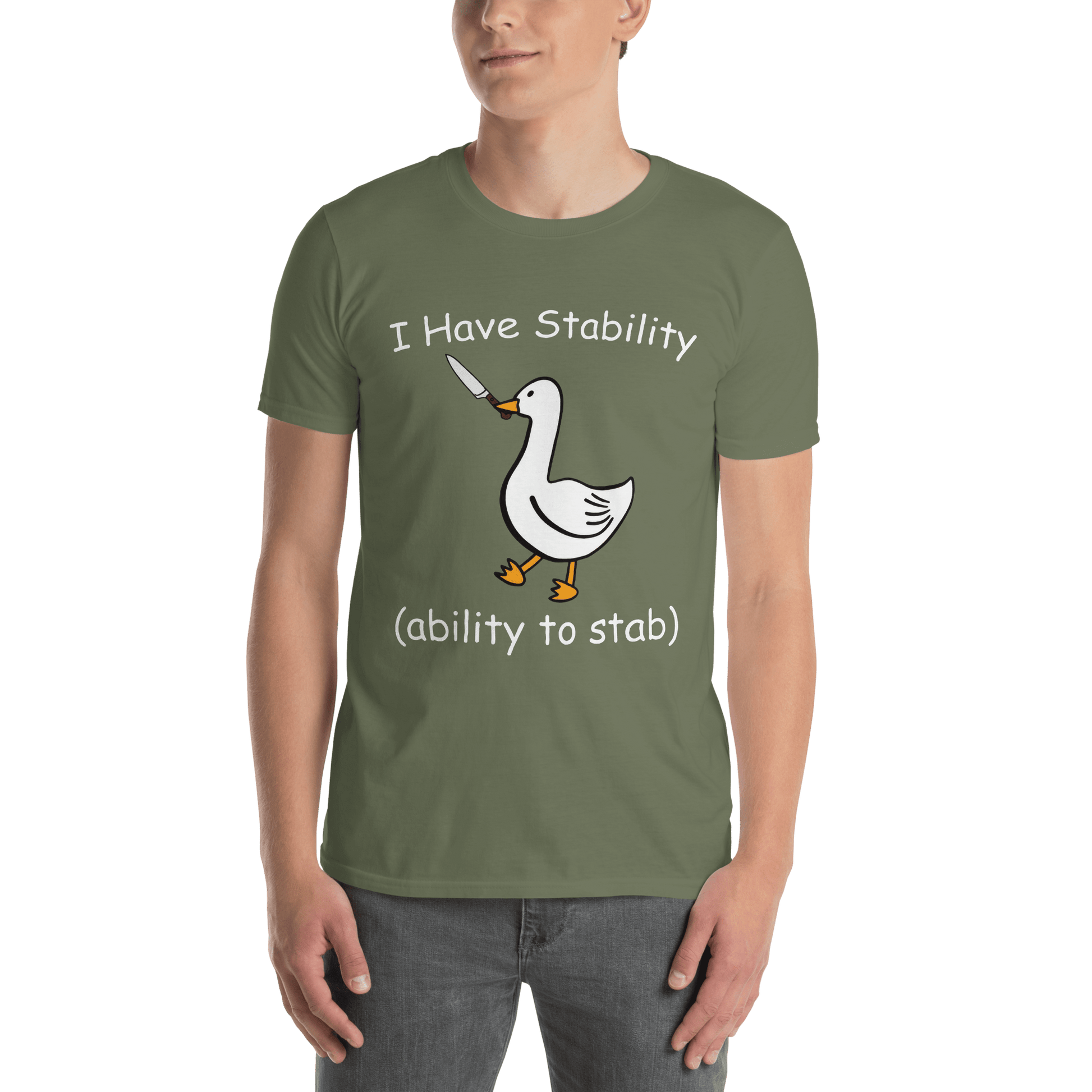 Stability Classic T-Shirt Meme - Royal | Shirtposting