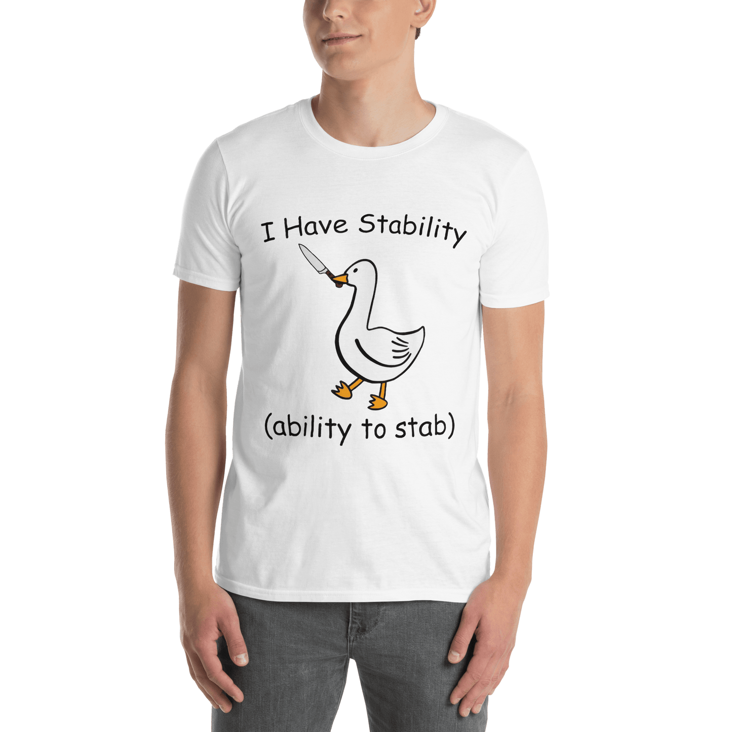Stability Classic T-Shirt Meme - Sand | Shirtposting