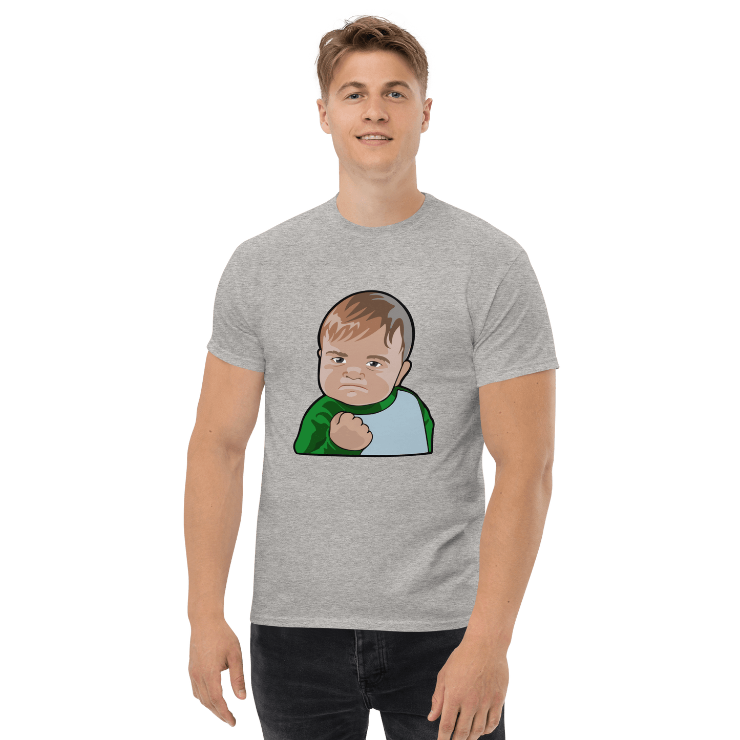 Success Kid Classic T-Shirt Meme - Royal | Shirtposting