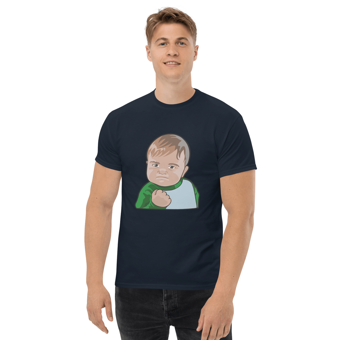 Success Kid Classic T-Shirt Meme - Royal | Shirtposting