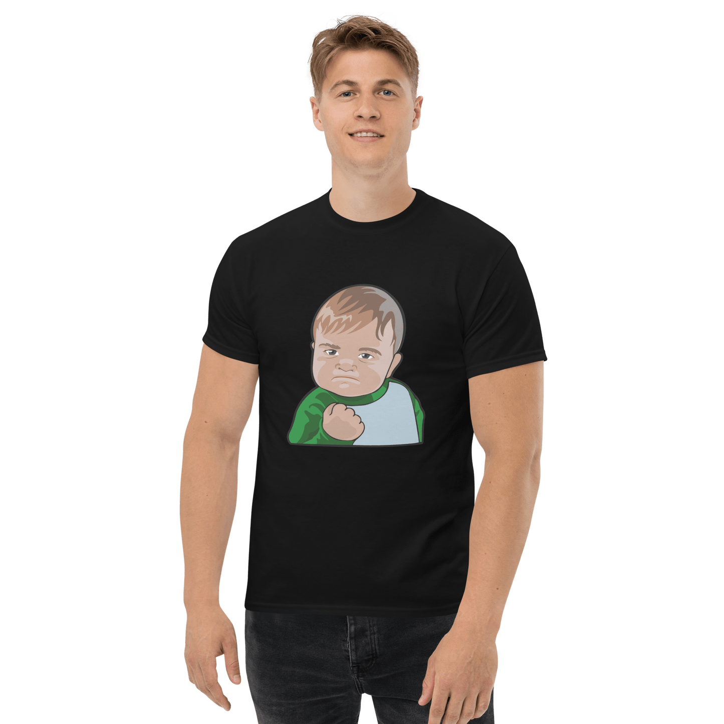 Success Kid Classic T-Shirt Meme - Royal | Shirtposting
