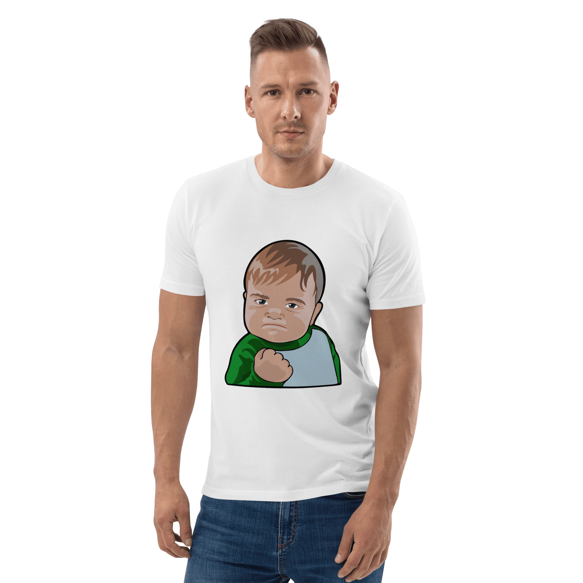 Success Kid Premium Organic T-Shirt Meme - Dark Heather Grey | Shirtposting