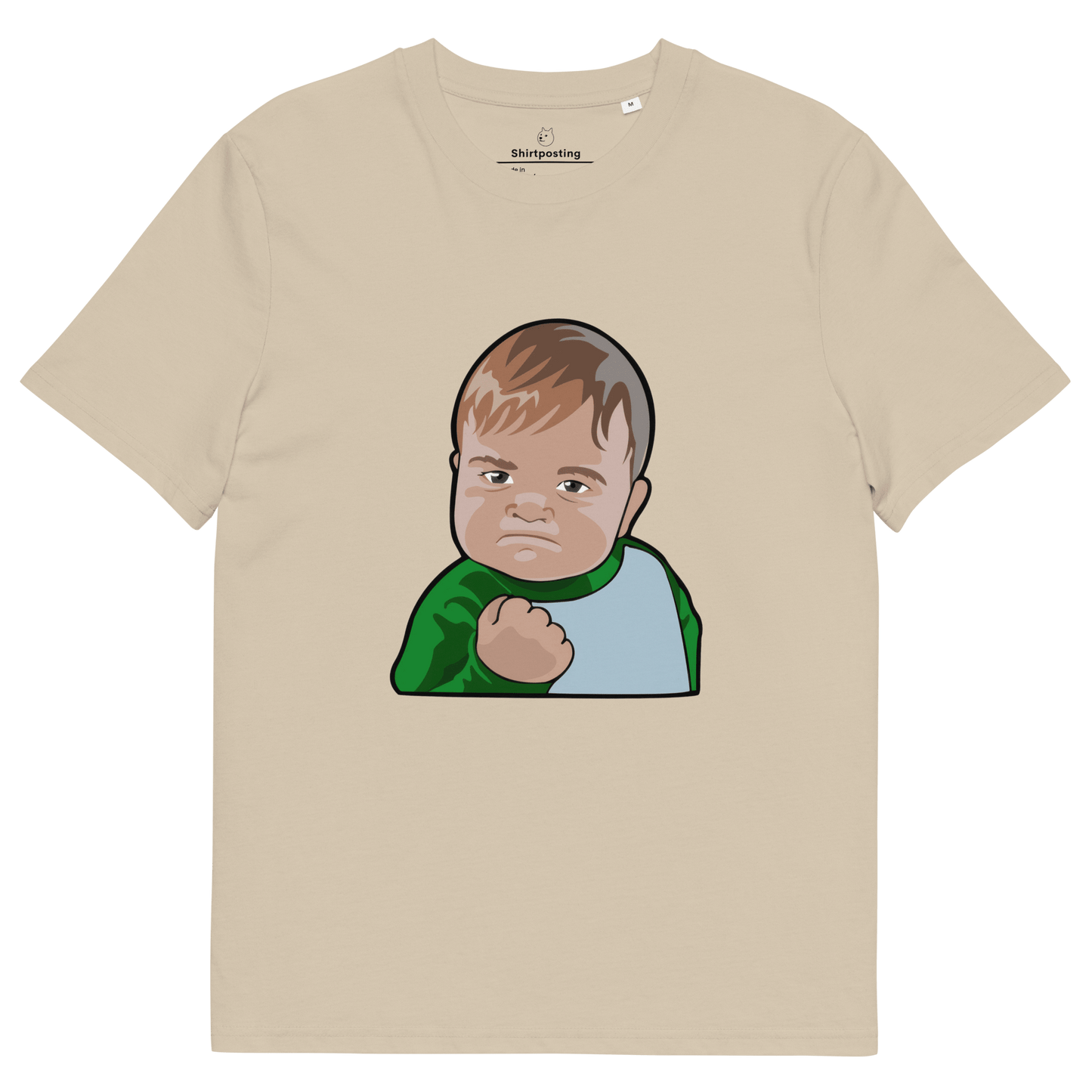 Success Kid Premium Organic T-Shirt Meme - Desert Dust | Shirtposting