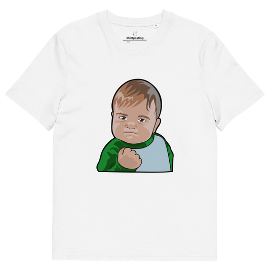 Success Kid Premium Organic T-Shirt Meme - White | Shirtposting