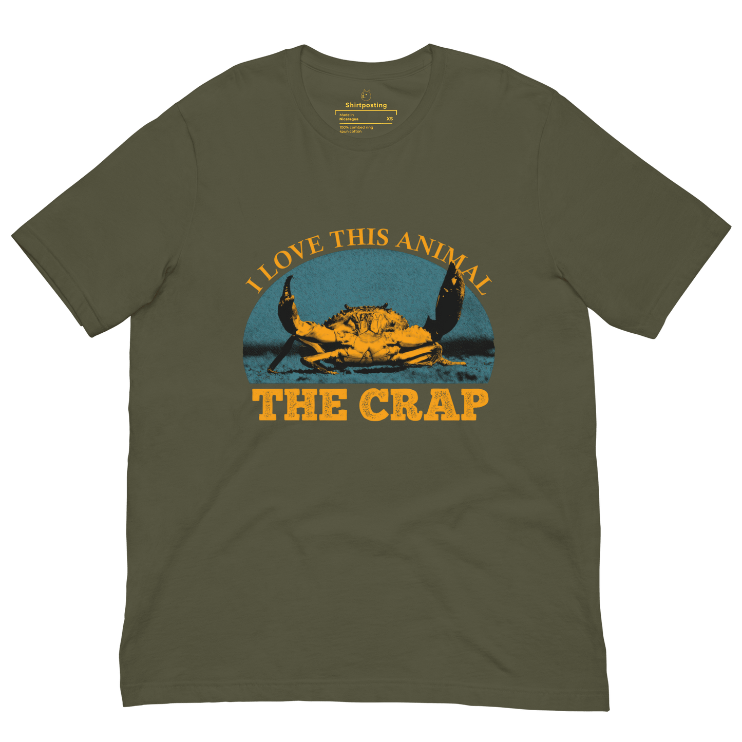 The Crap Classic T-Shirt Meme - Military Green | Shirtposting
