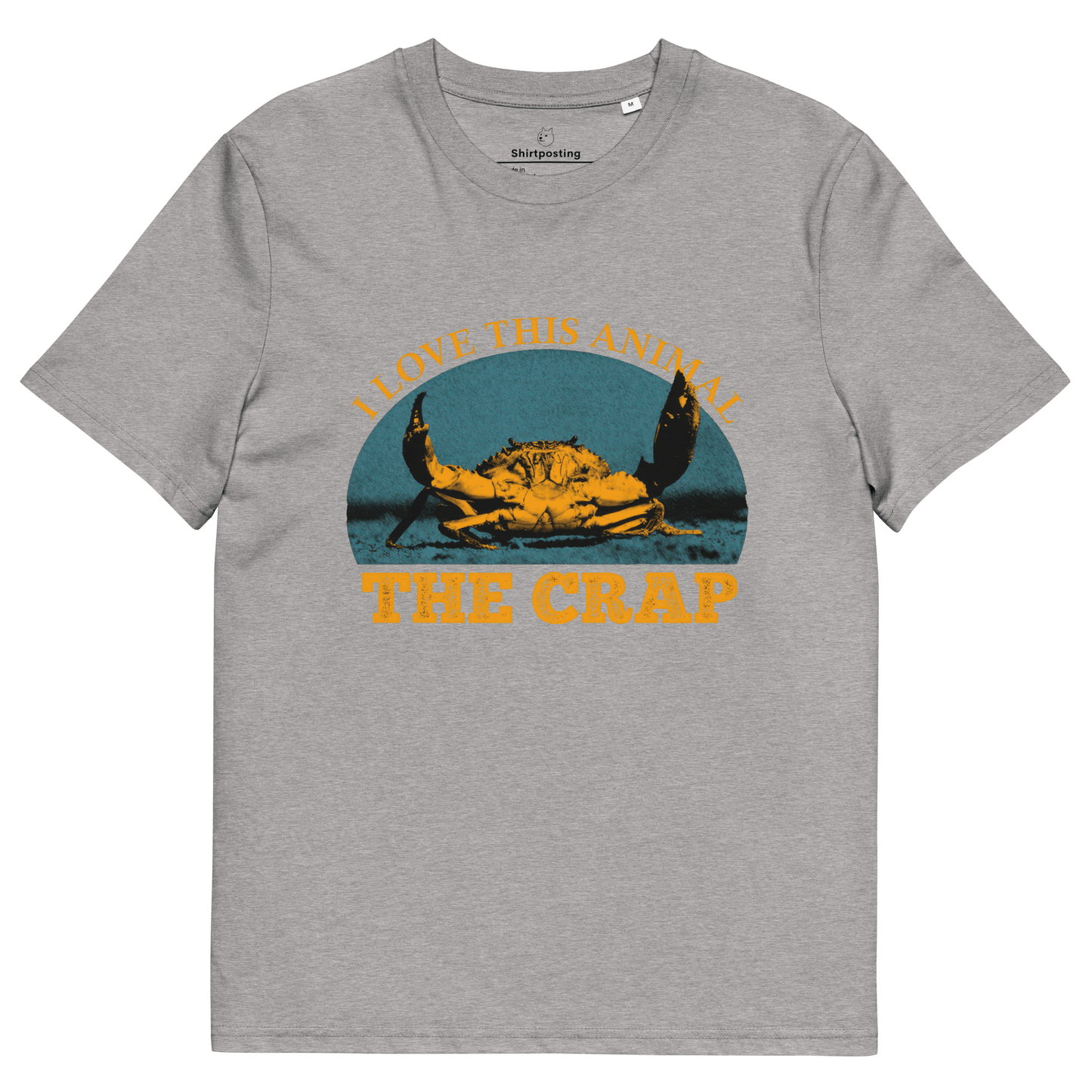 The Crap Premium Organic T-Shirt Meme - Heather Grey | Shirtposting